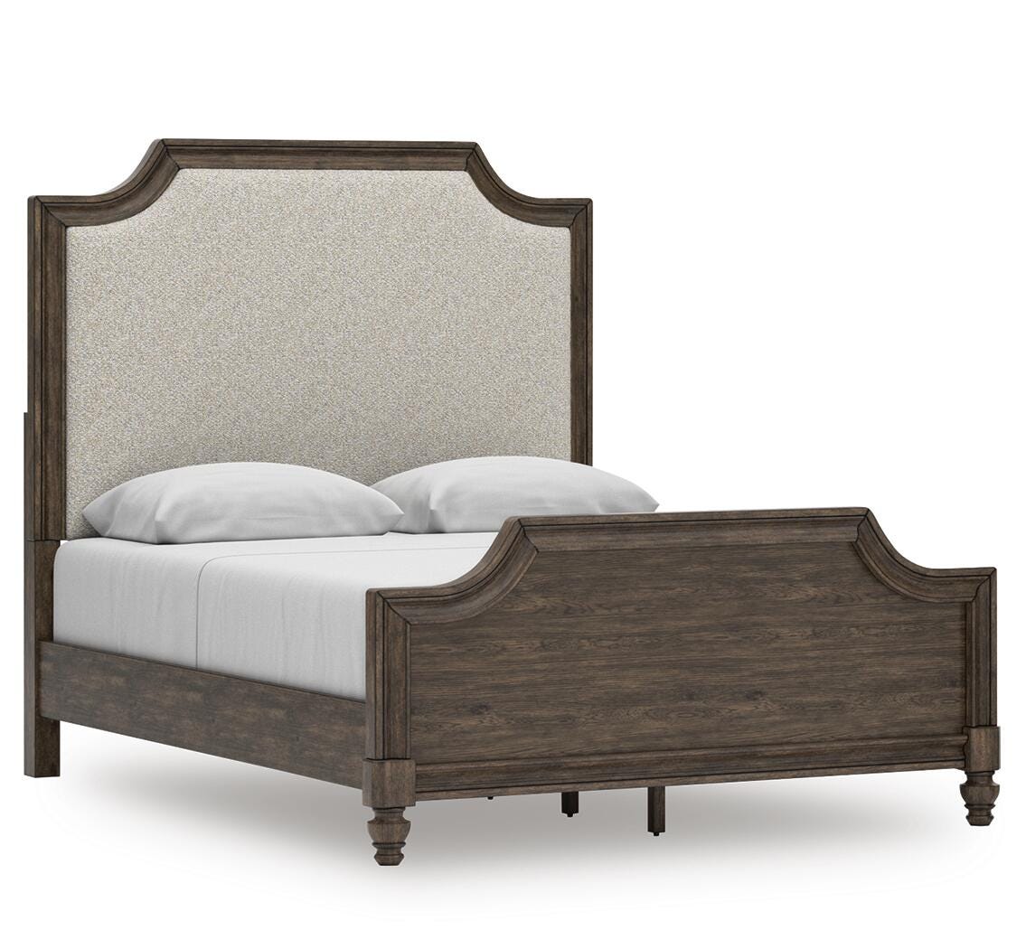 Veramond Queen Upholstered Panel Bed