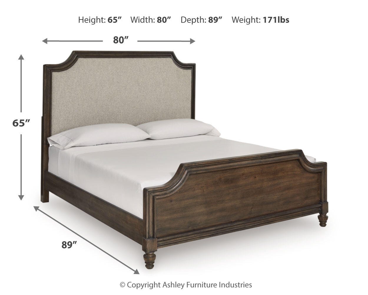 Veramond King Upholstered Panel Bed - image 8
