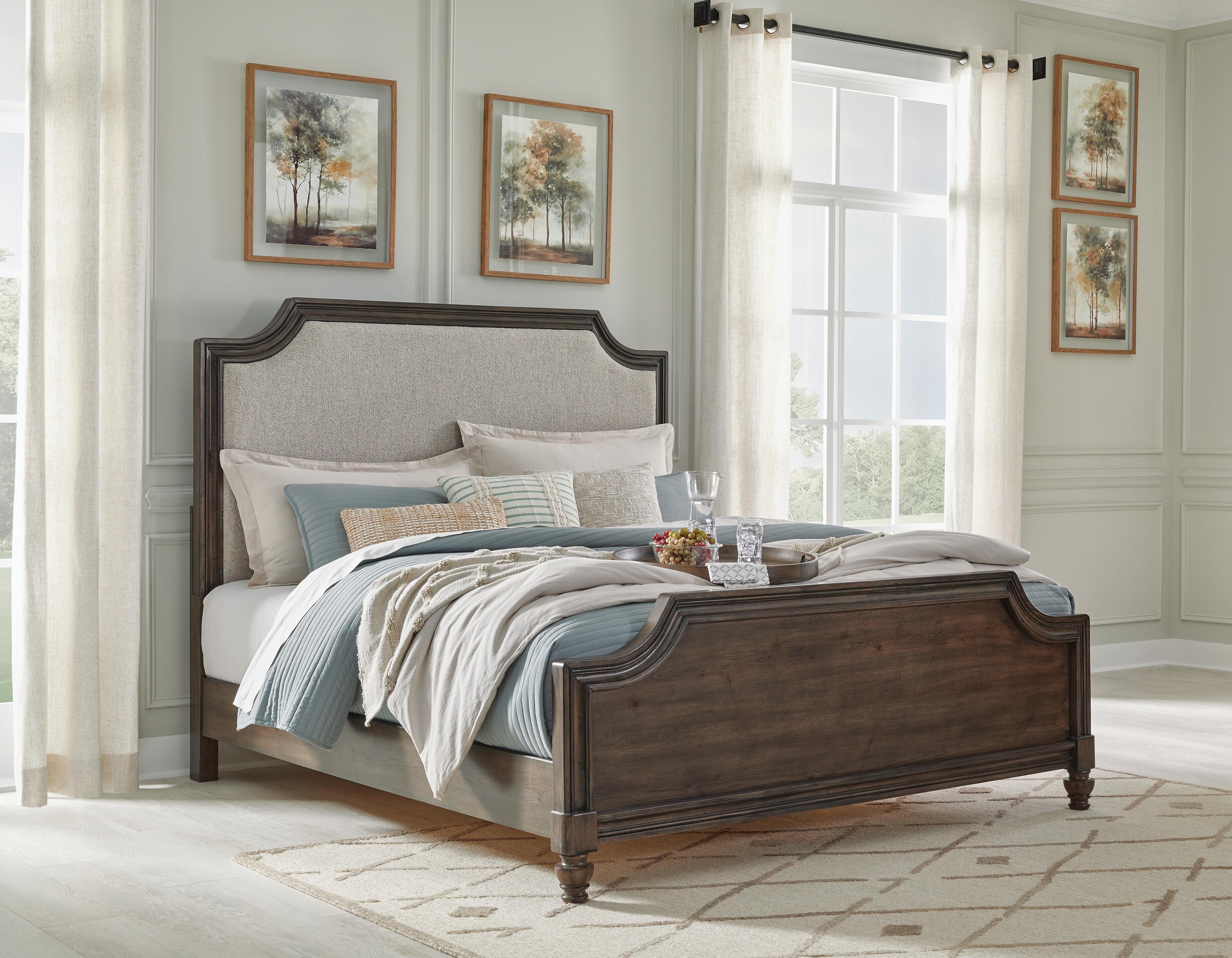 Veramond King Upholstered Panel Bed - image 1