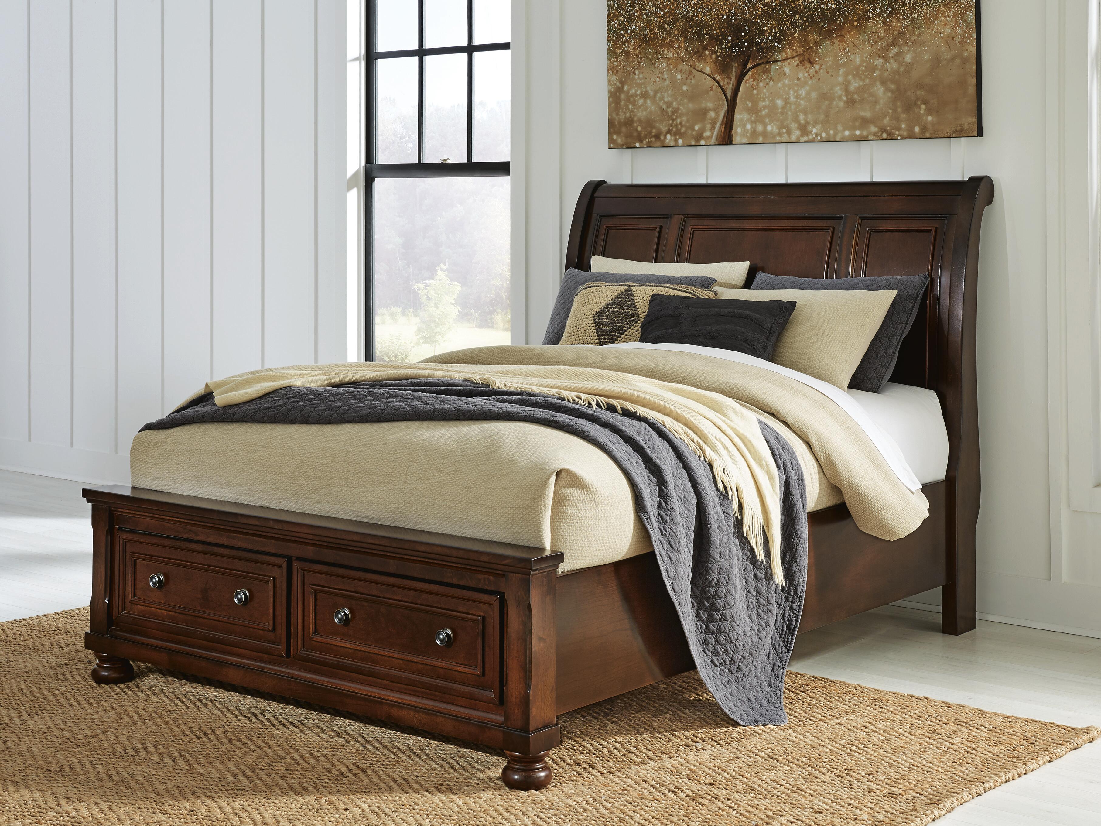 Porter Queen Sleigh Storage Bed - image 1
