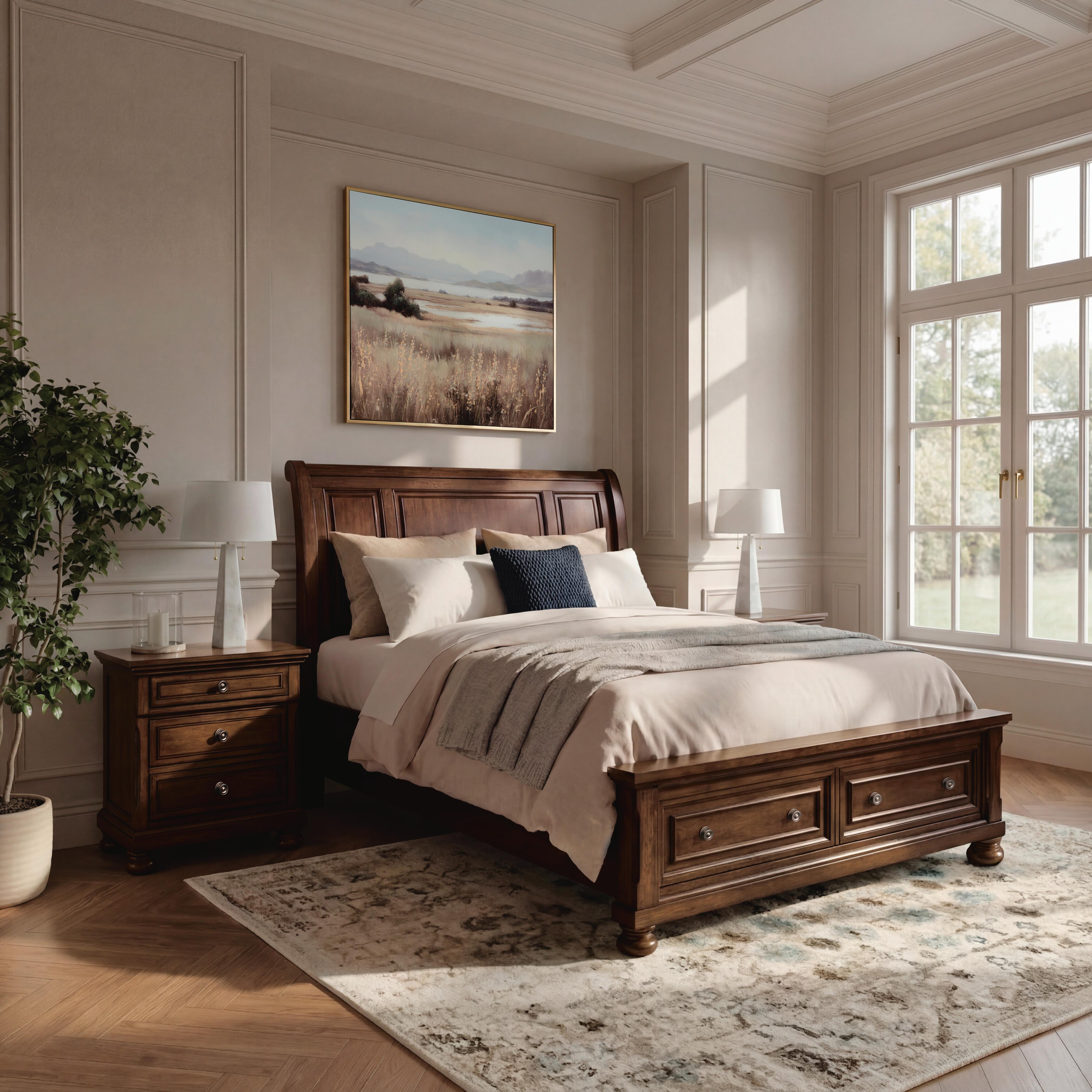 Porter Queen Sleigh Storage Bed - image 2