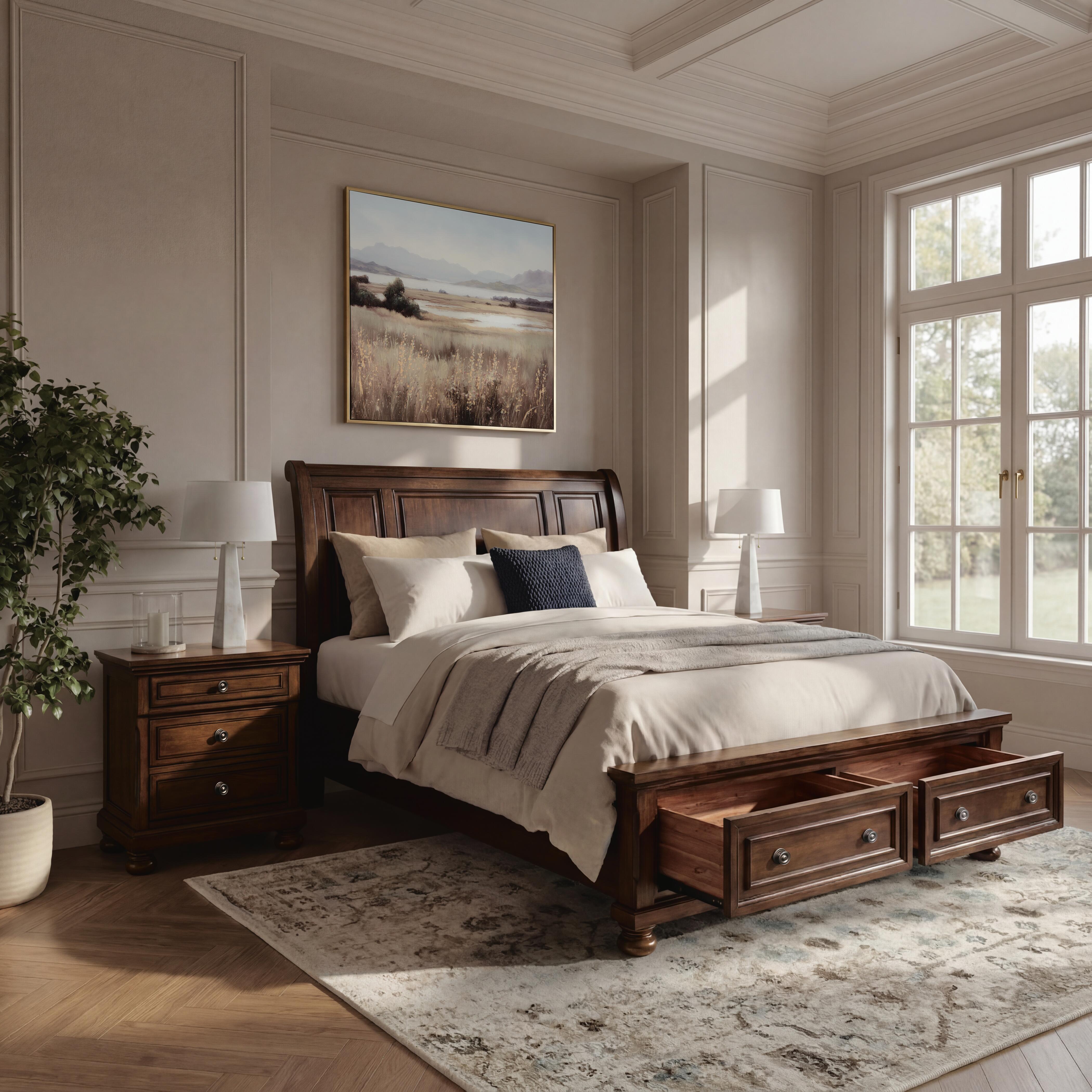 Porter Queen Sleigh Storage Bed - image 3