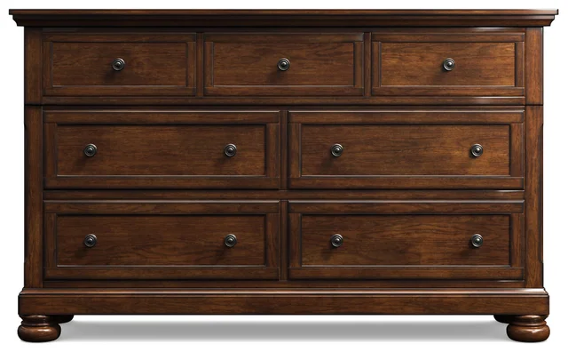 signature design by ashley oliah brown woodgrain dresser Ashley Bedroom Oliah Dresser EB2270-231 - Tar Heel Furniture Gallery
