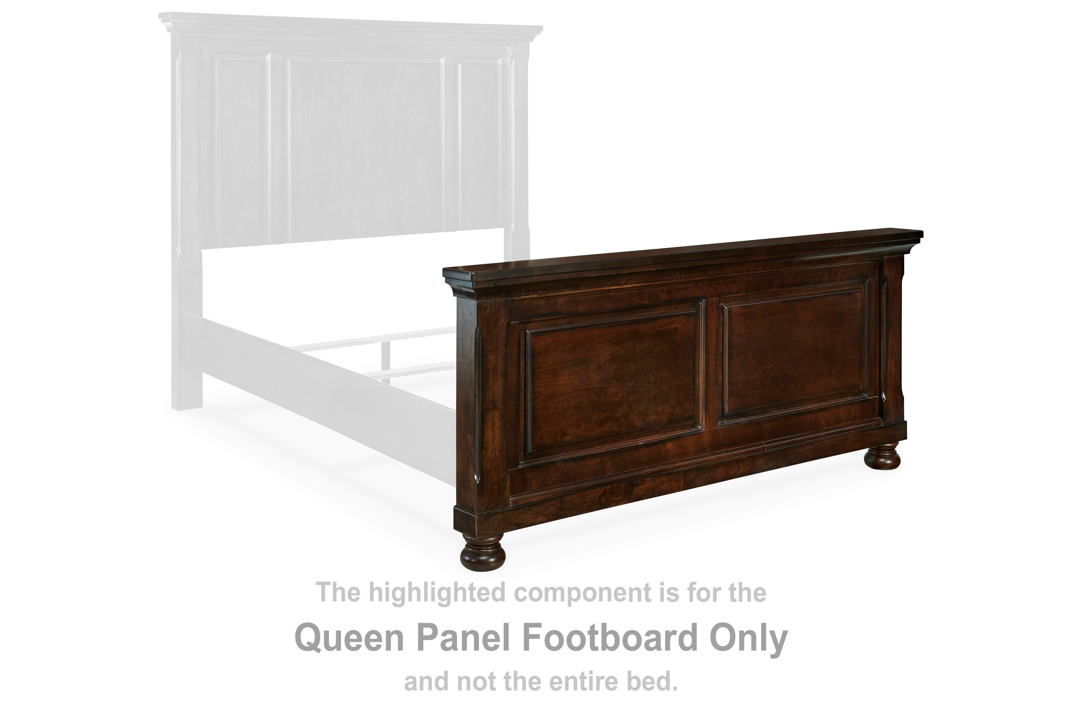Porter Queen Panel Footboard, , large