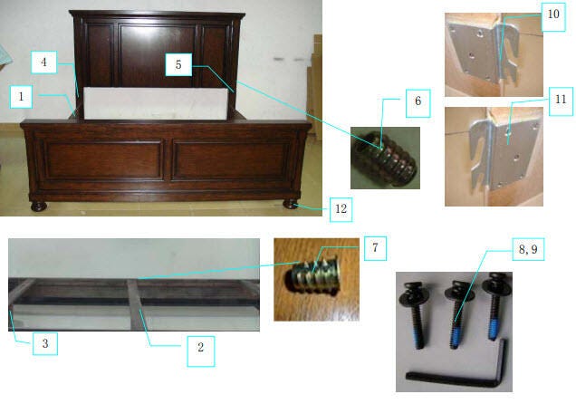 Cama King Panel Porter - image 8