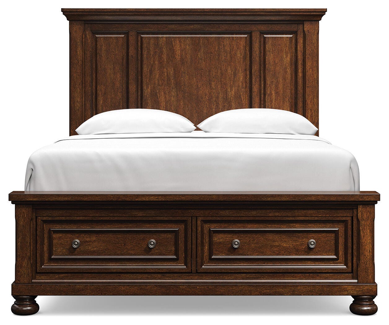 Porter Queen Panel Headboard, Rustic Brown, large