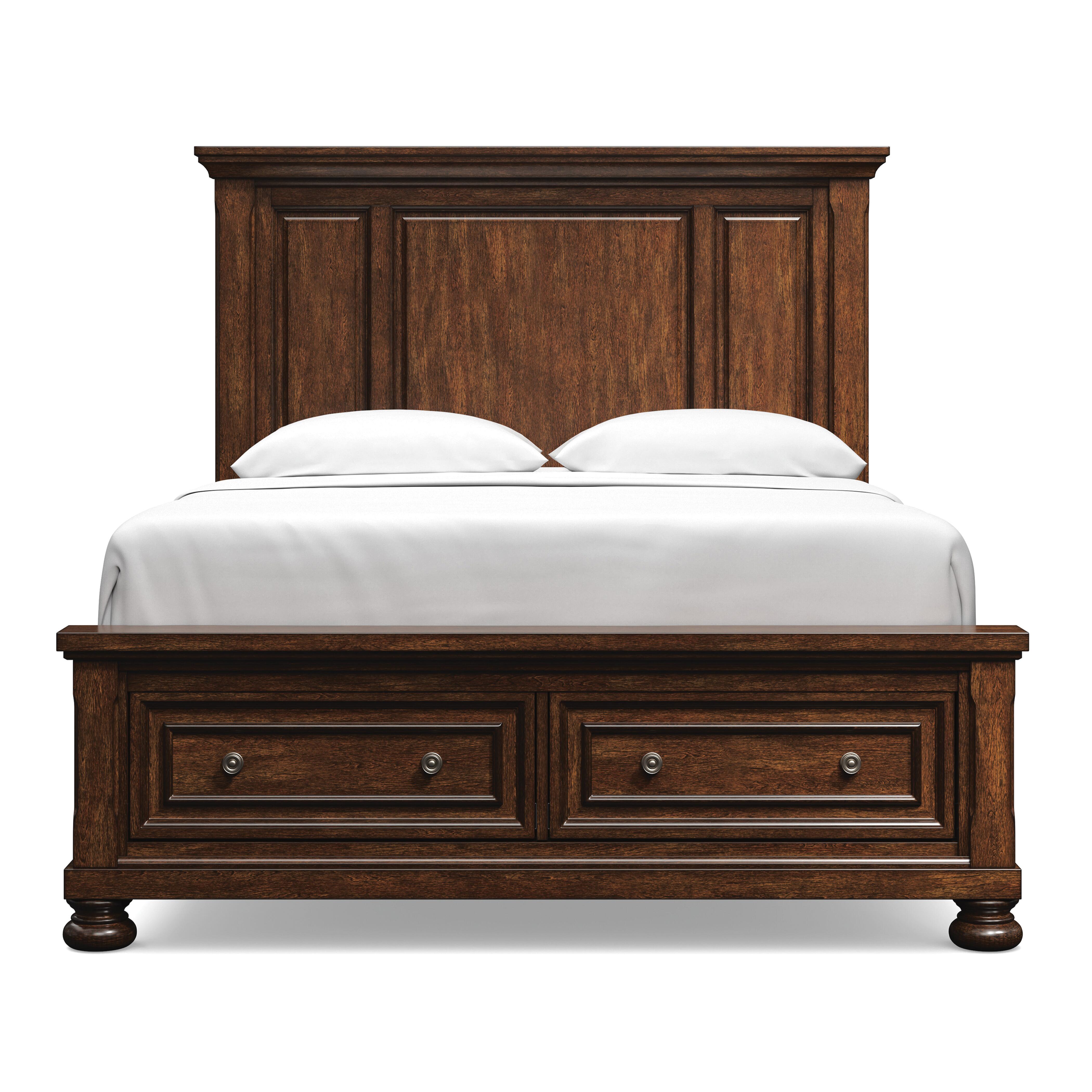 Cama Queen Porter con almacenamiento y paneles - image 1