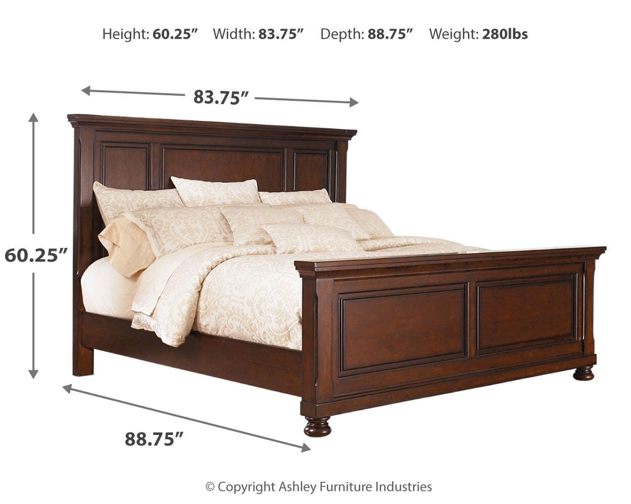 Porter King Panel Bed - image 8