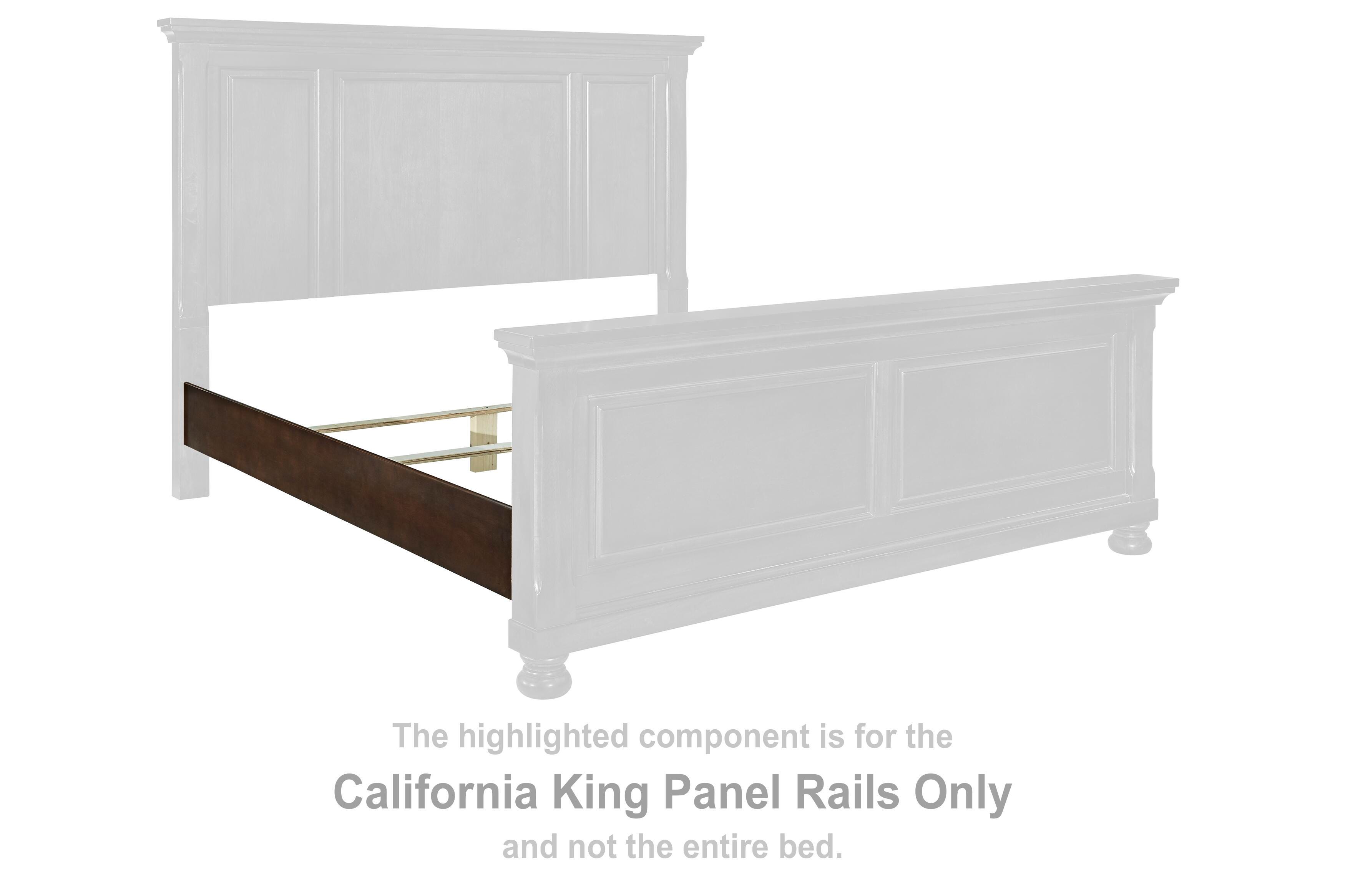 Porter California King Panel Rails, , large