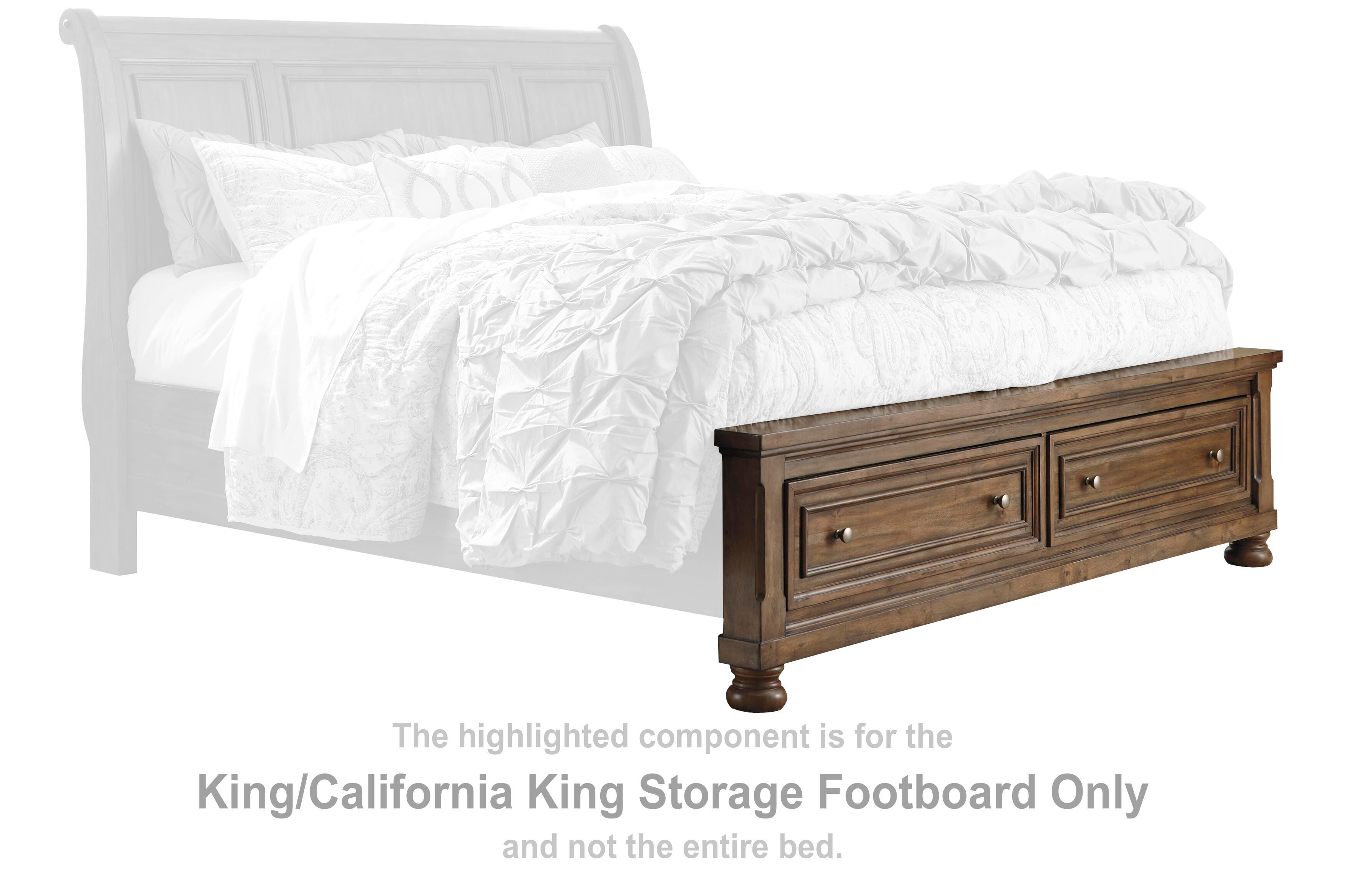 Flynnter King/California King Storage Footboard, , large