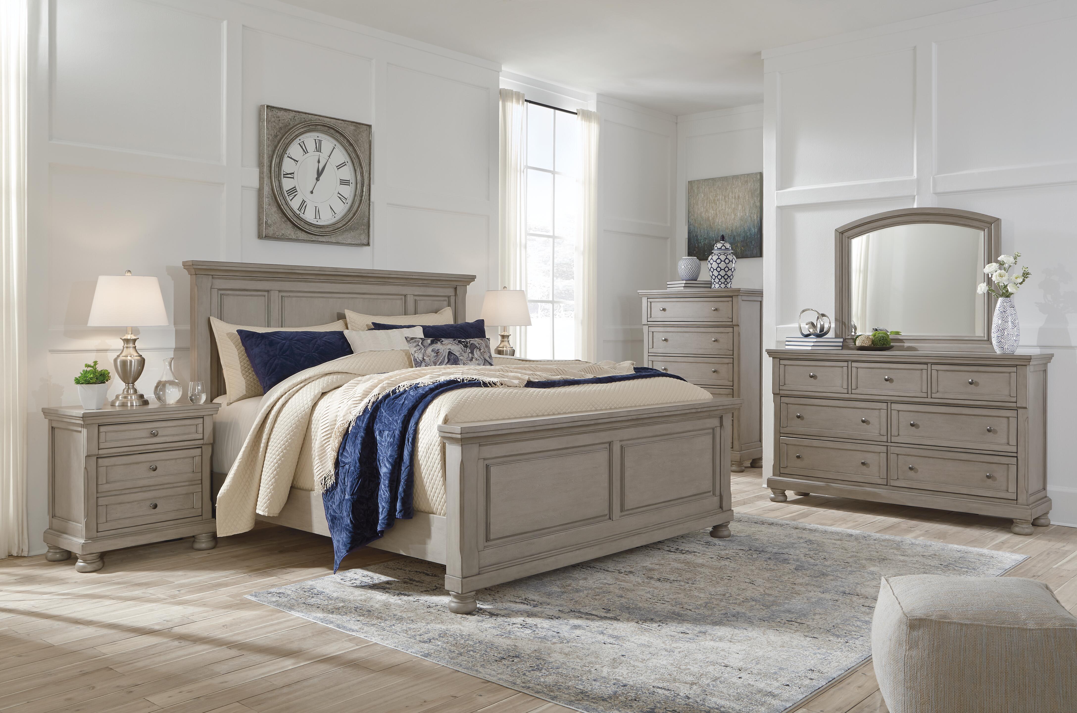 Lettner California King Panel Bed, Dresser, Chest and 2 Nightstands - image 9