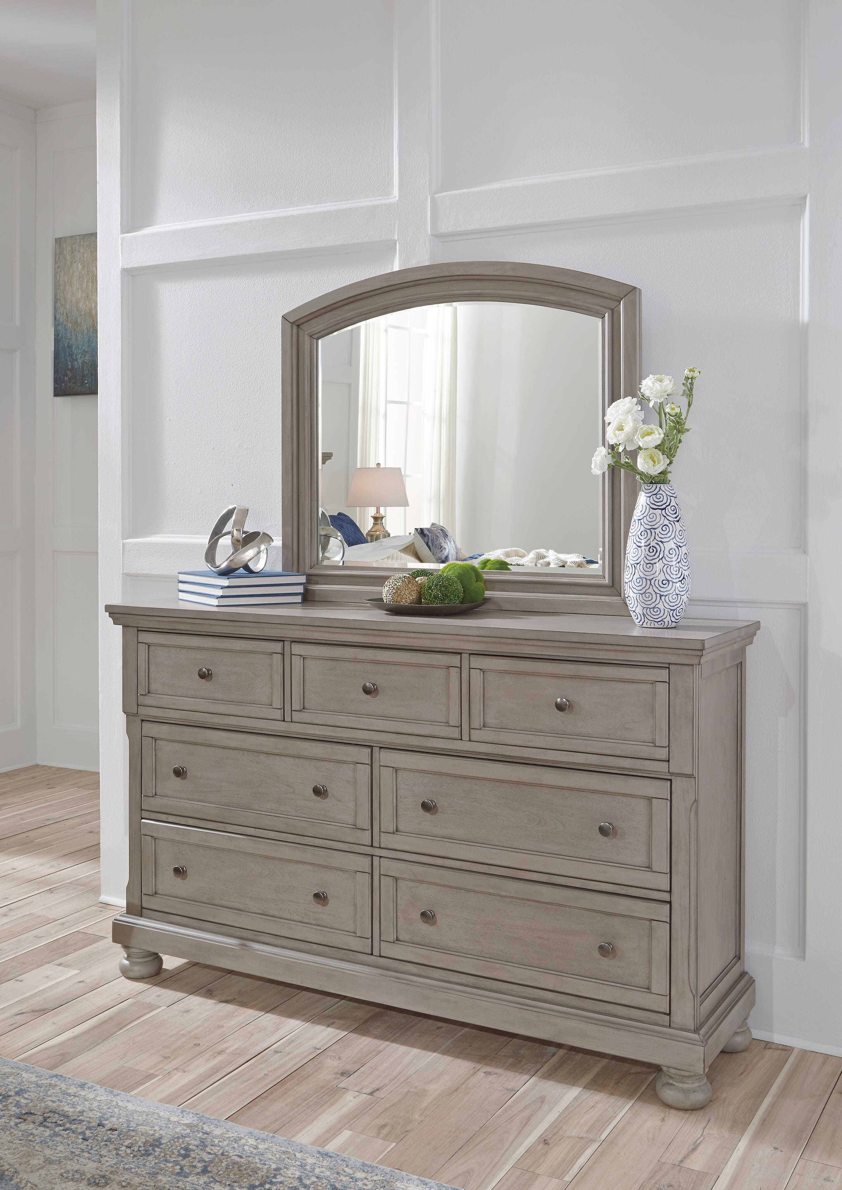 Lettner 7 Drawer Dresser and Mirror | Ashley