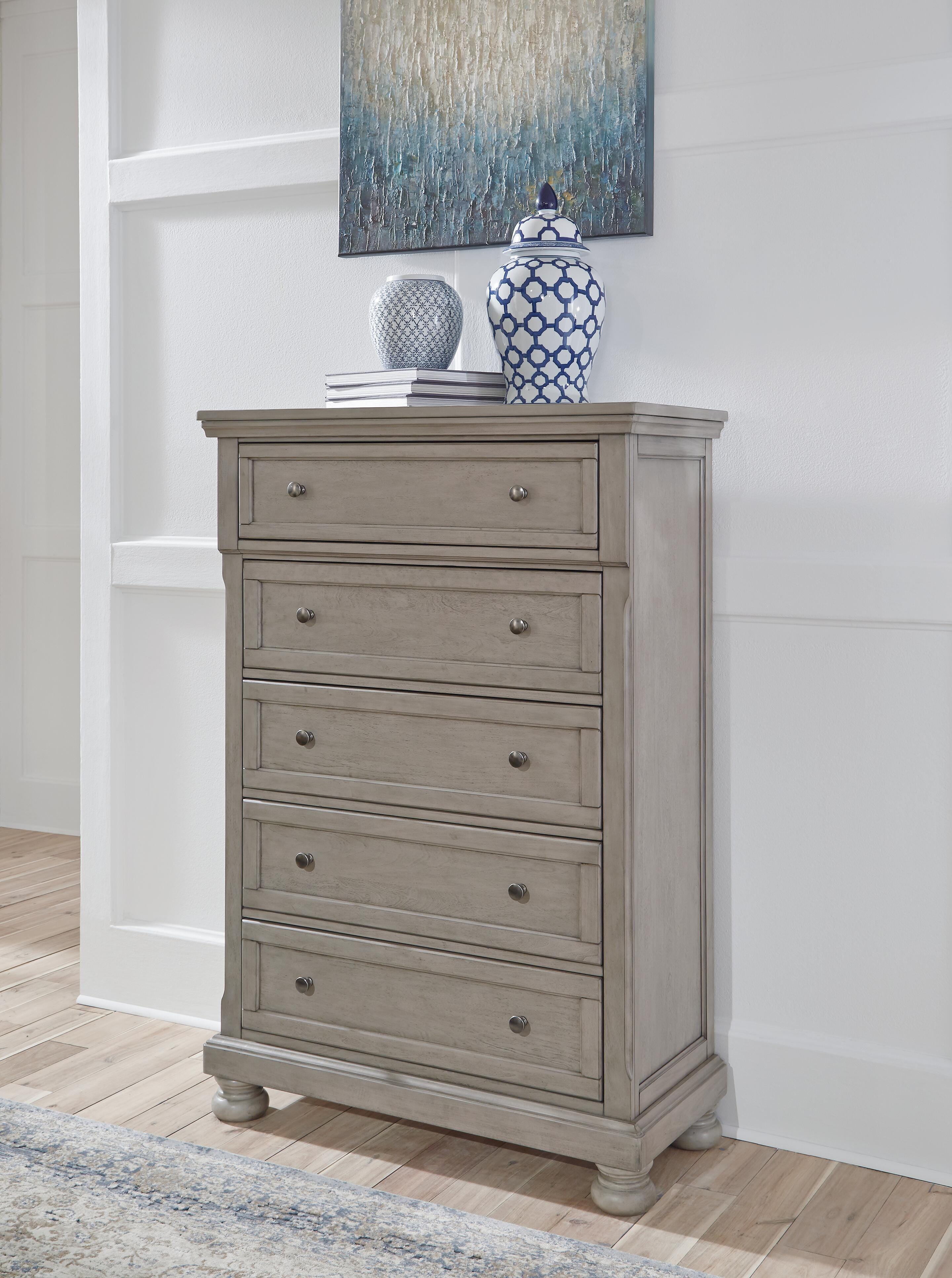 Cama King Panel Lettner, cómoda, espejo, arcón y 2 mesitas de noche - image 11