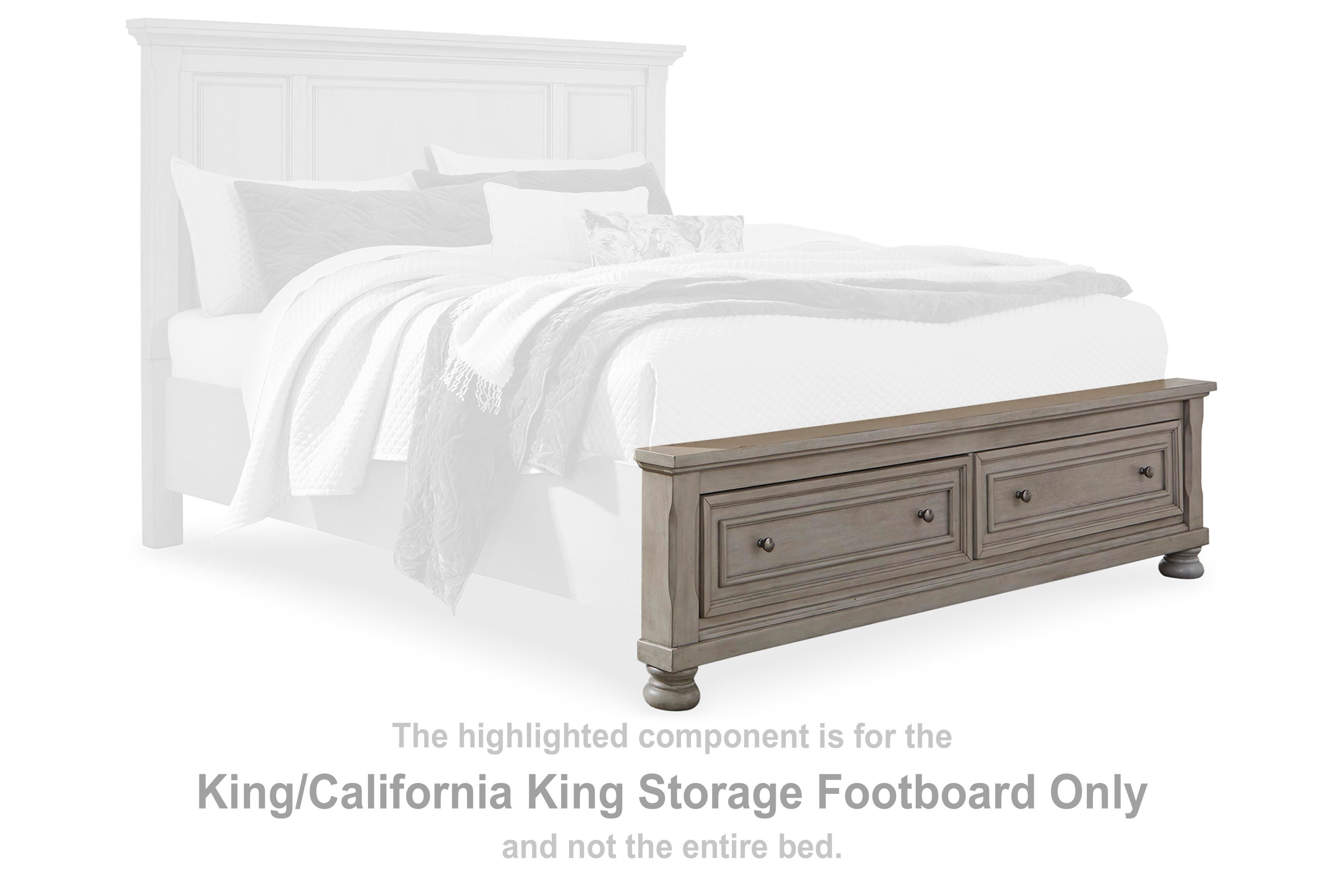 Lettner King/California King Storage Footboard, , large