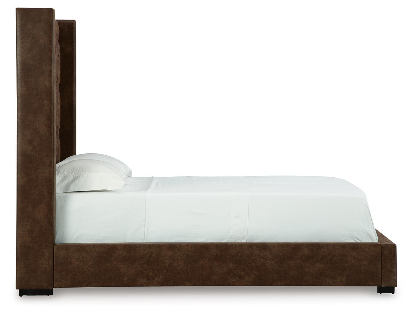 Steenlage Queen Upholstered Bed, Brown, large