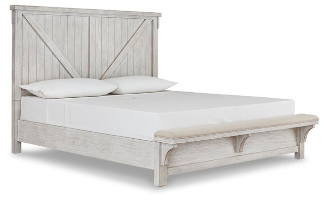 Brashland King Crossbuck Panel Bed