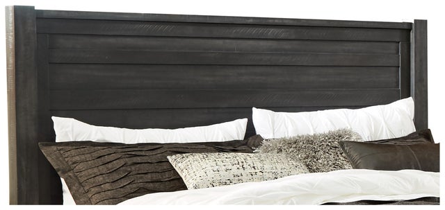 Baylow King/California King Panel Headboard, Black