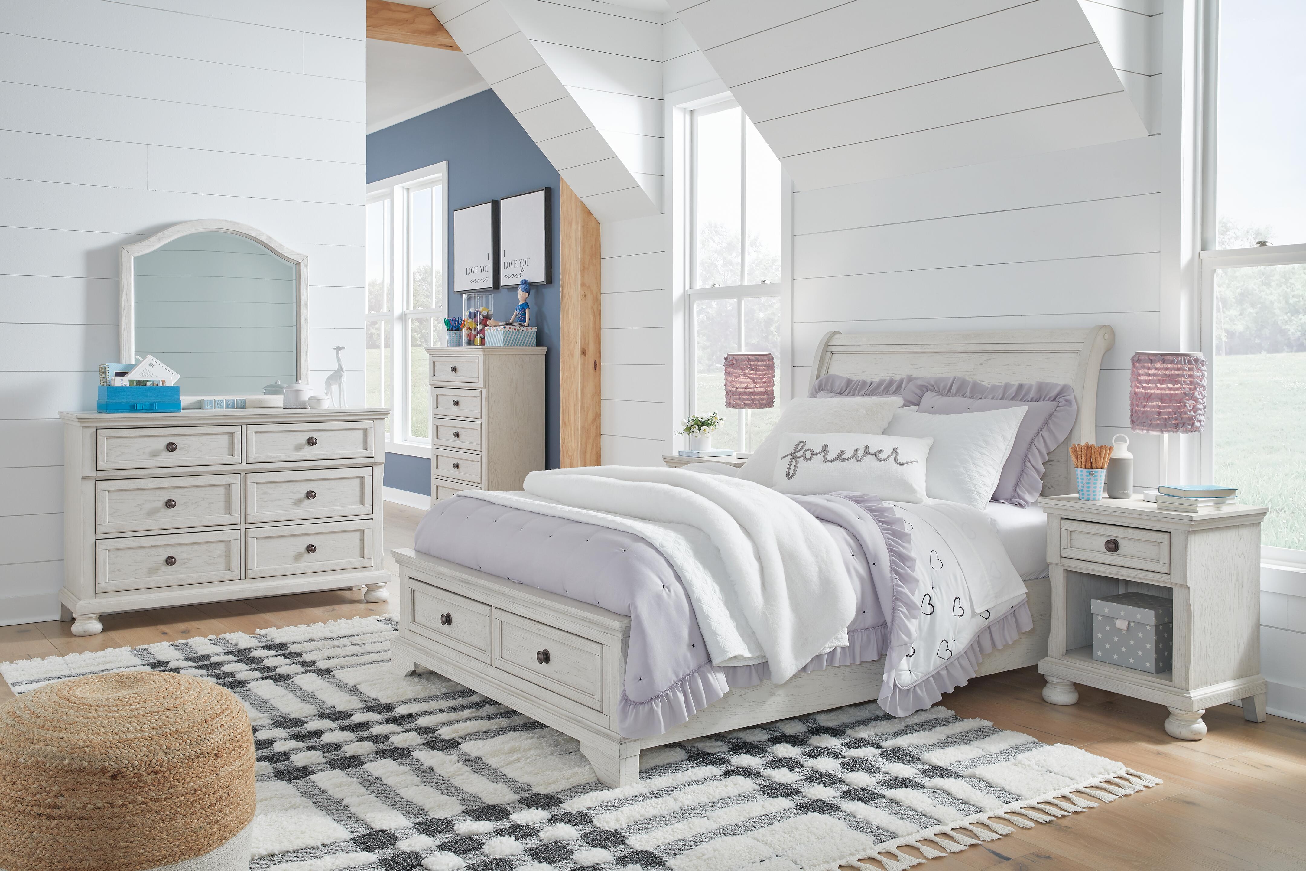 Robbinsdale Full Sleigh Storage Bed - image 7