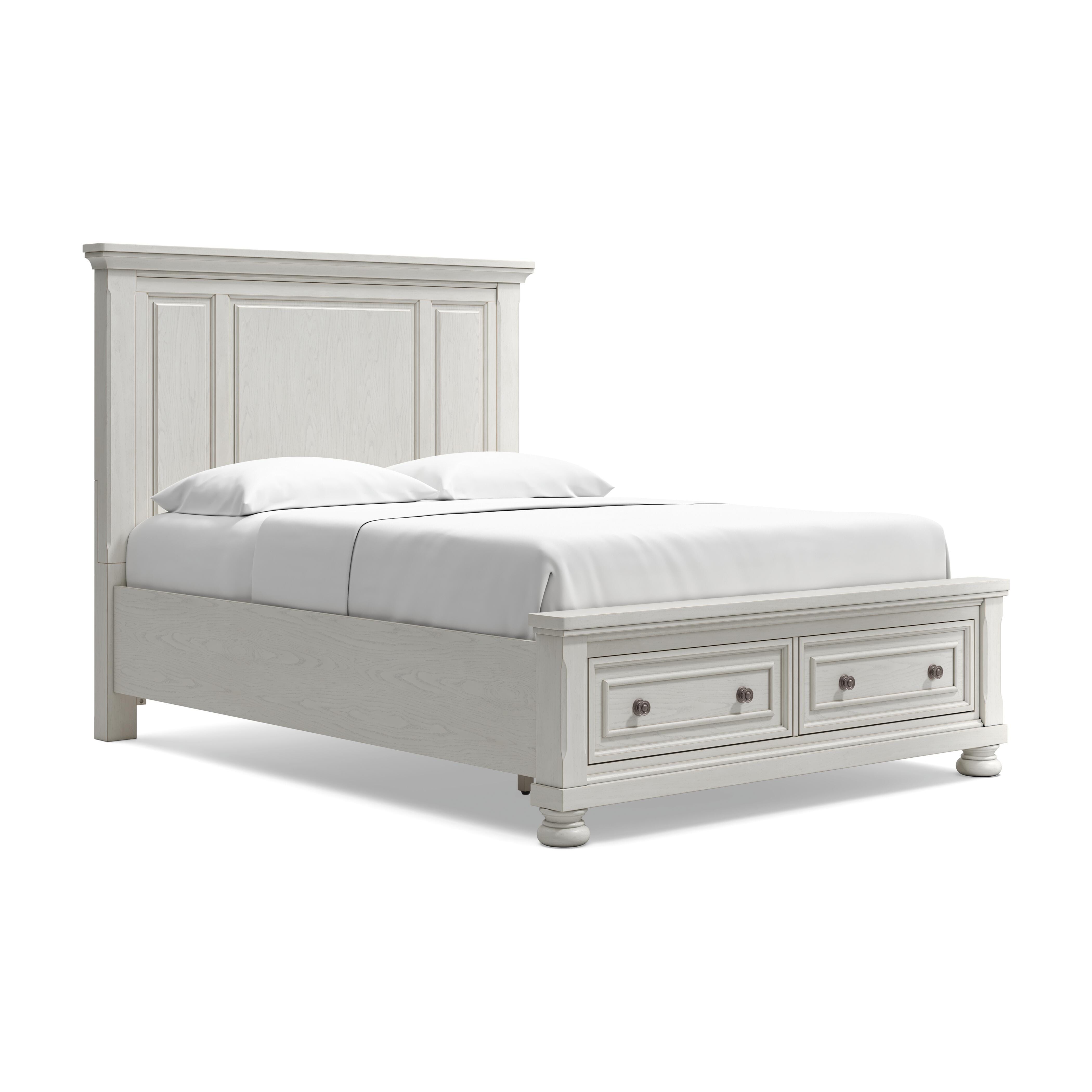 Cama Queen Robbinsdale con almacenamiento y paneles - image 4
