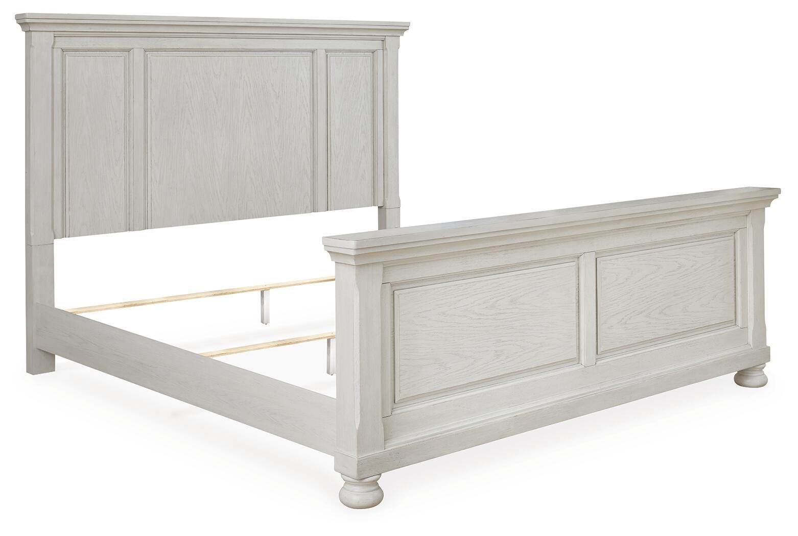 Cama con paneles, cómoda, espejo, chiffonier y 2 mesitas de noche Robbinsdale King - image 9