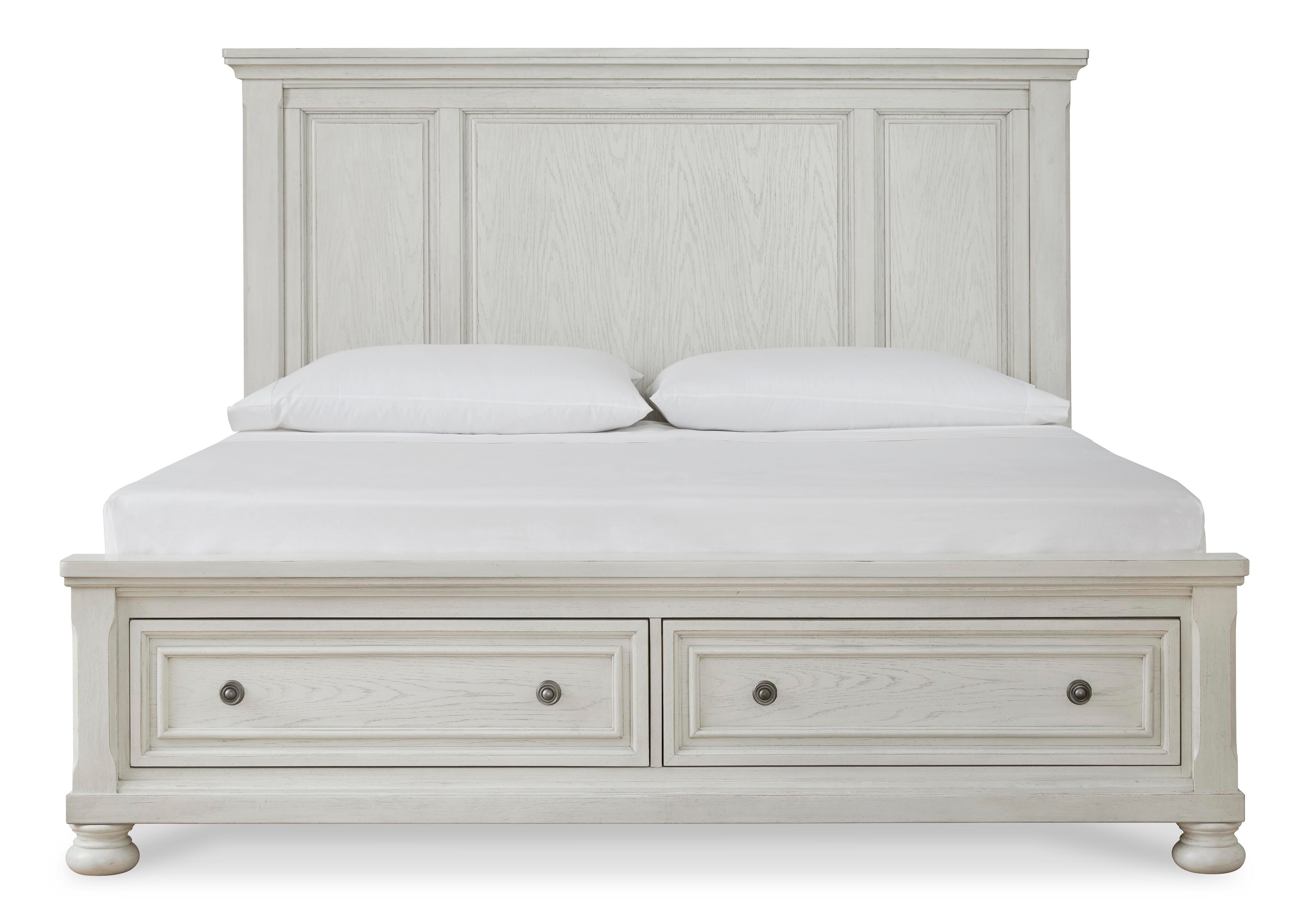 Robbinsdale Queen Storage Bed, Dresser, Mirror and Nightstand - image 4