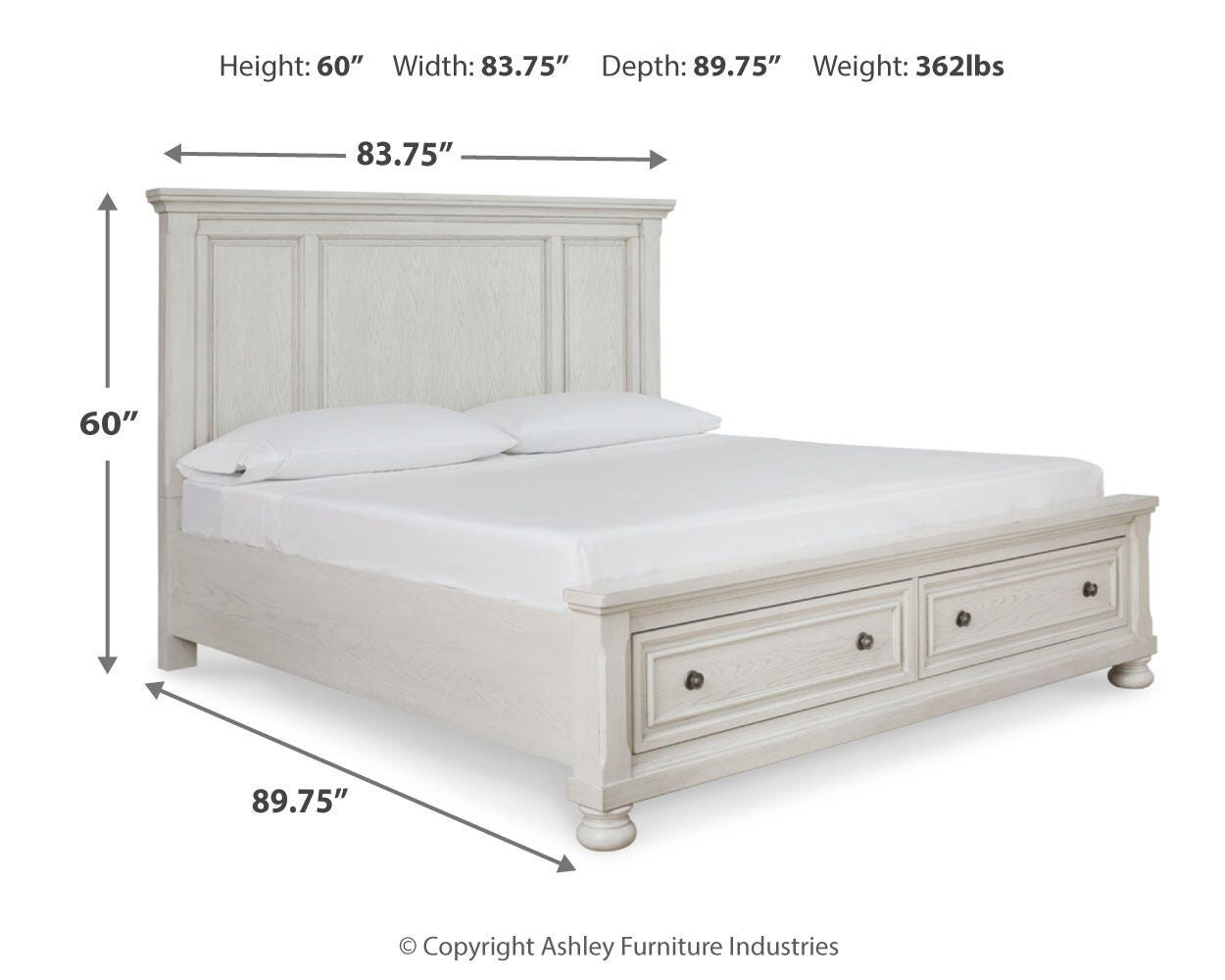 Robbinsdale King Panel Storage Bed - image 6