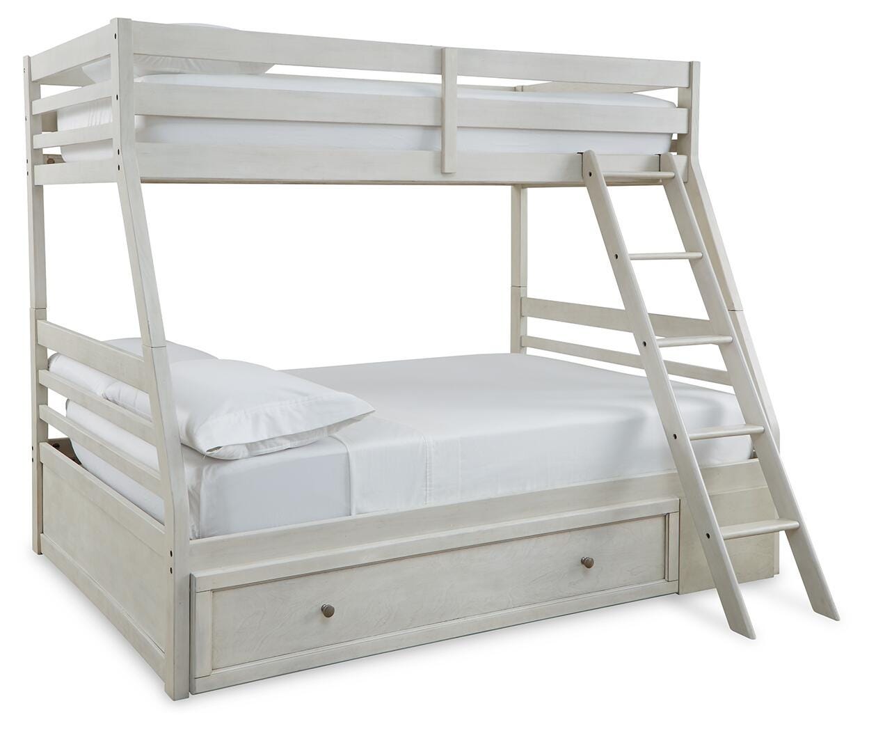 Robbinsdale Twin over Full Bunk Bed with Storage, , large