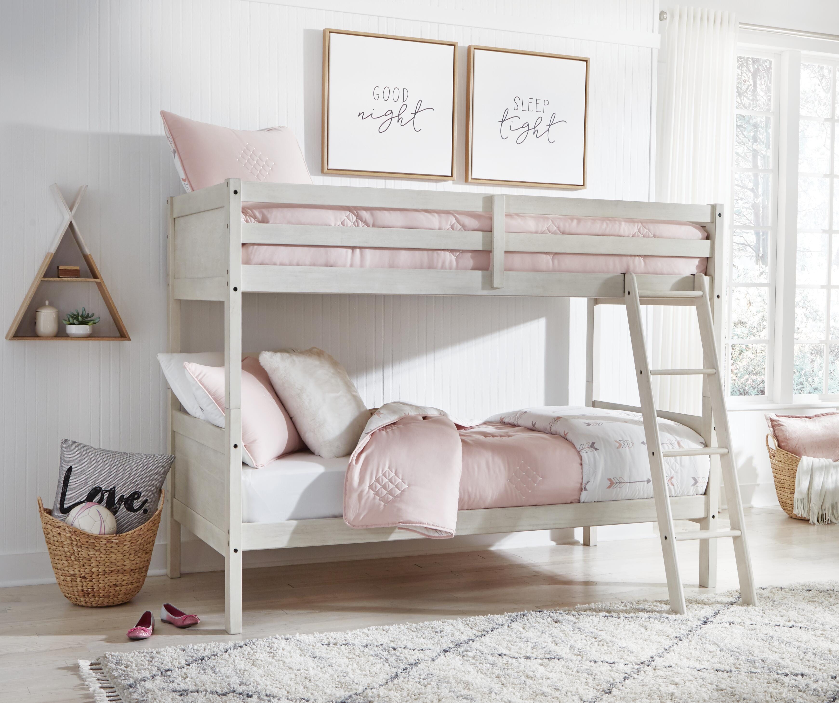 Robbinsdale Twin/Twin Bunk Bed with Ladder, , rollover
