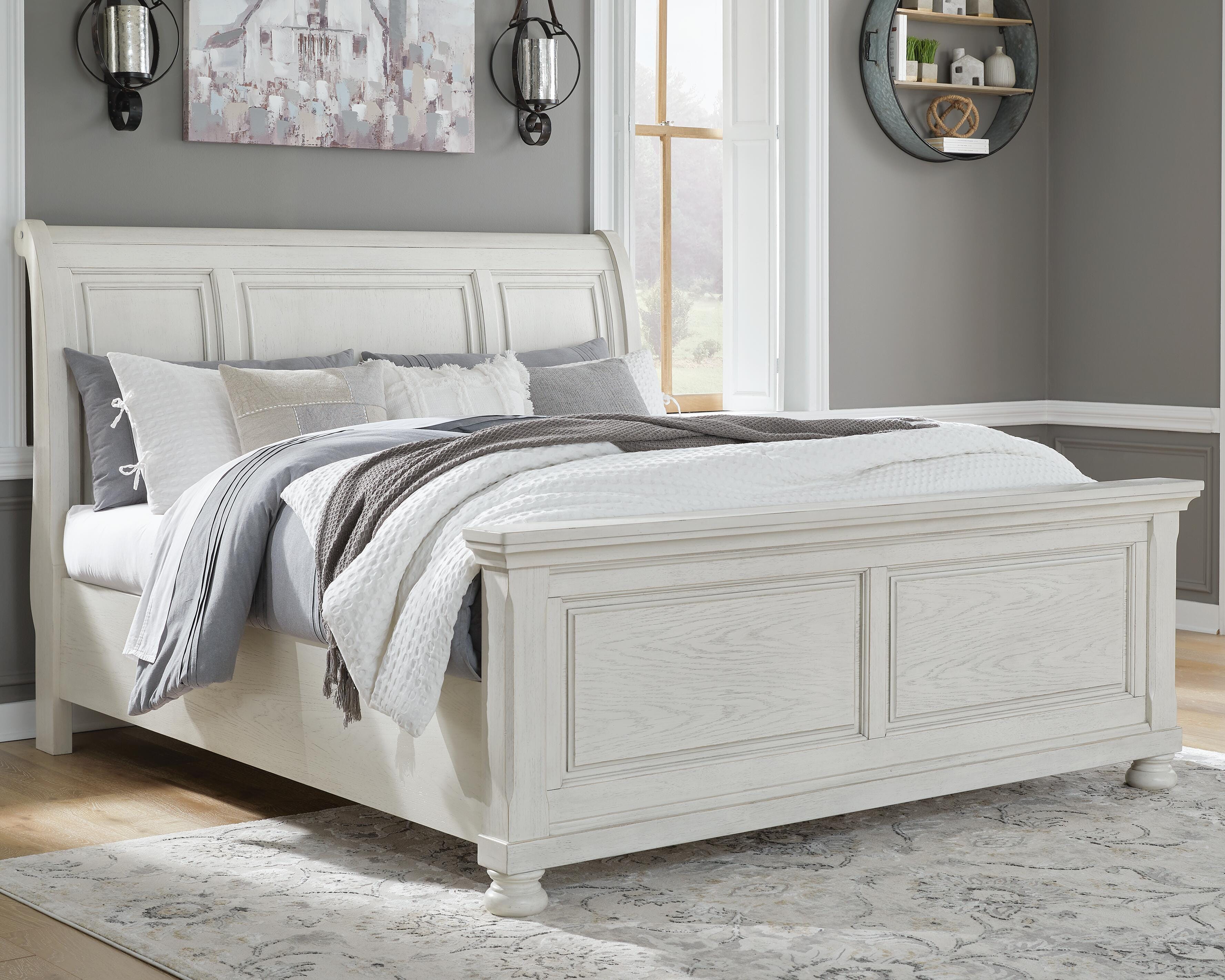 Cama trineo, cómoda y espejo Robbinsdale King - image 11