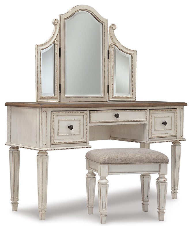 Realyn Vanity Set, Two-tone