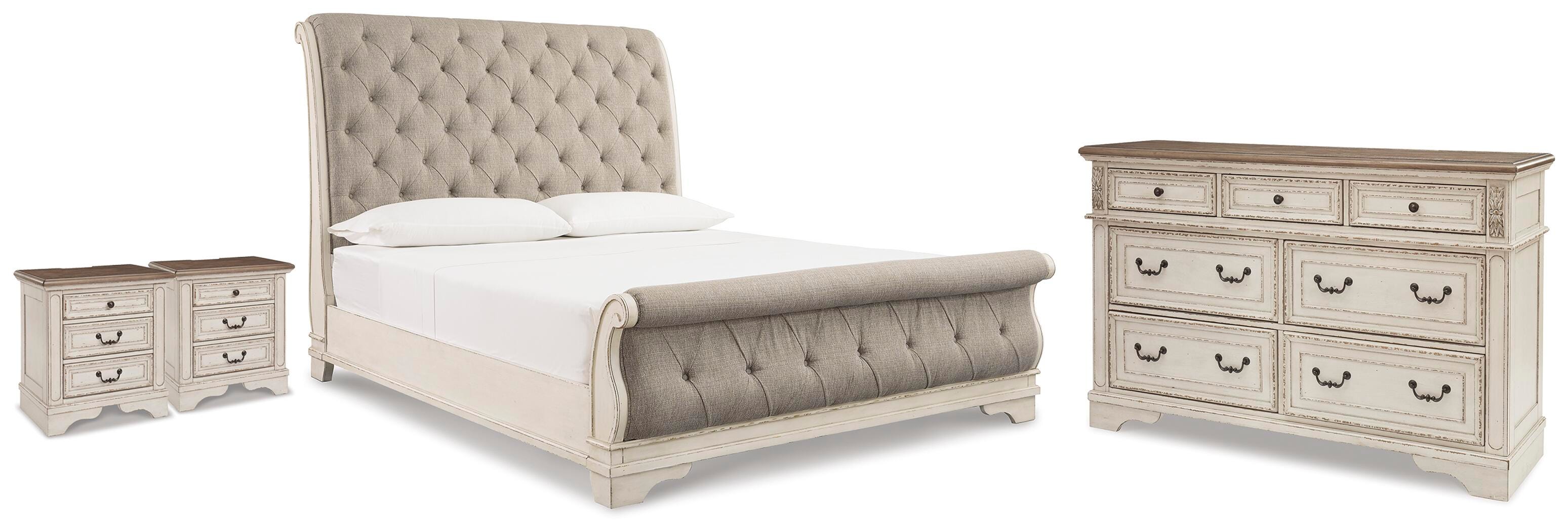 Realyn King Sleigh Bed, Dresser and 2 Nightstands - image 1