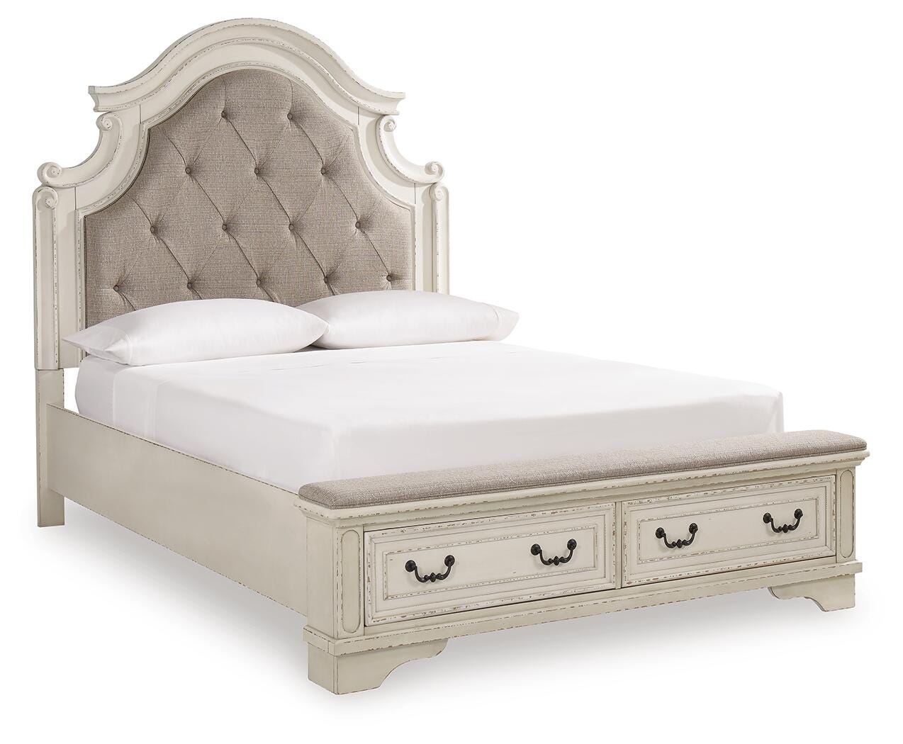 Realyn Queen Upholstered Storage Bed - image 1