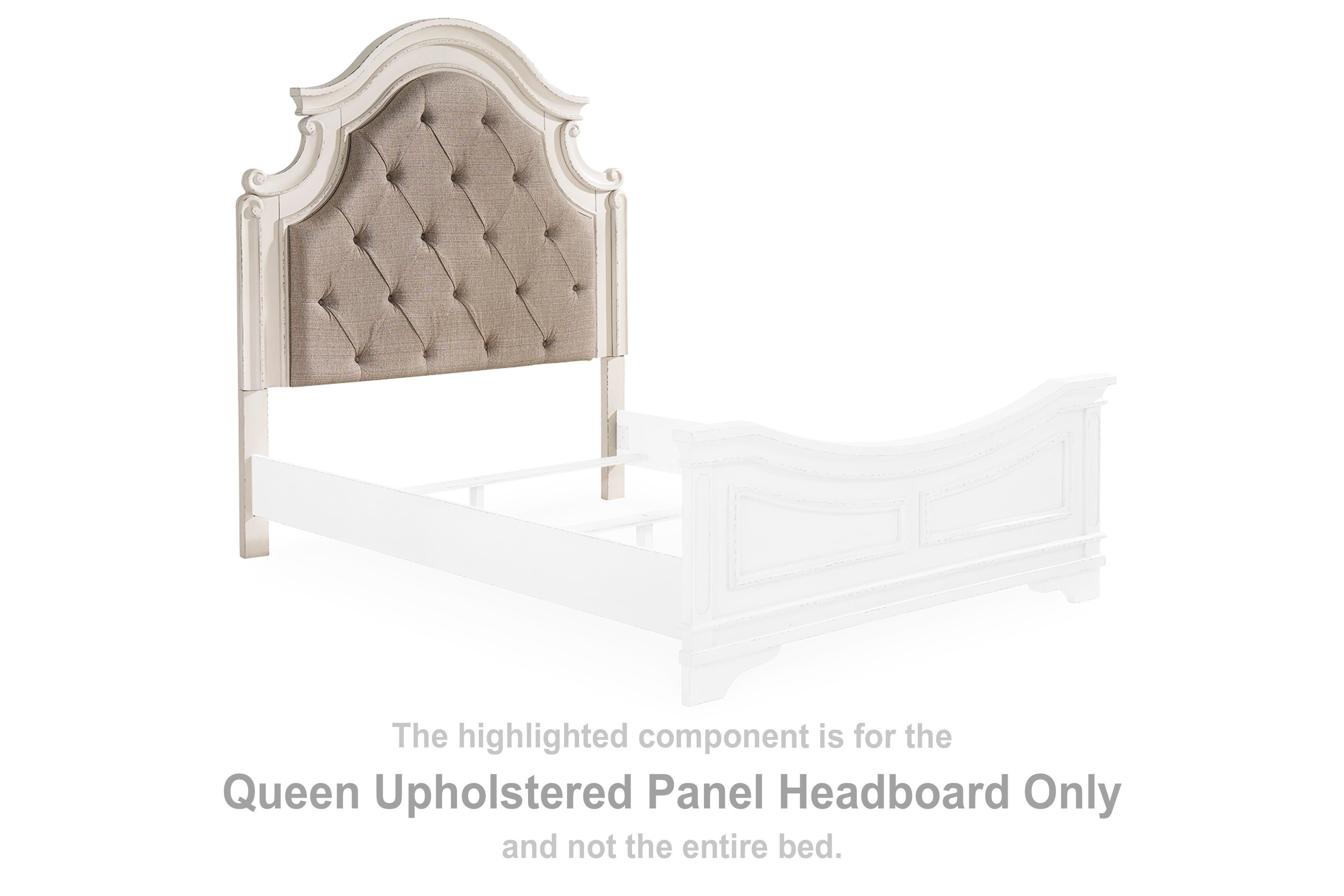 Realyn Queen Upholstered Panel Headboard, , large