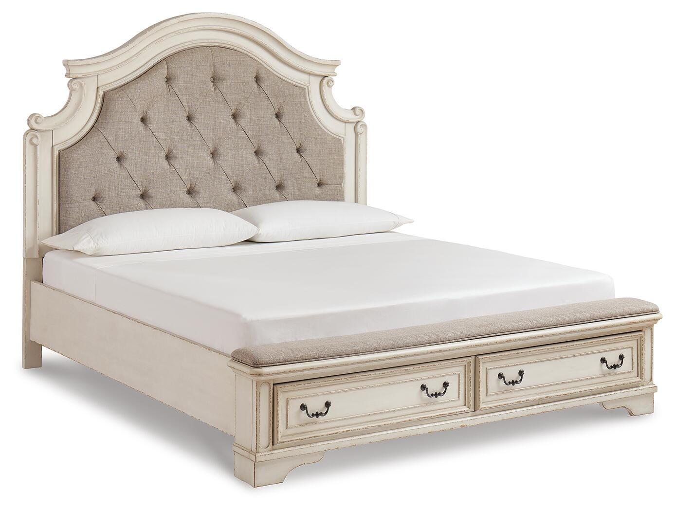 Realyn King Upholstered Storage Bed, Two-tone, large