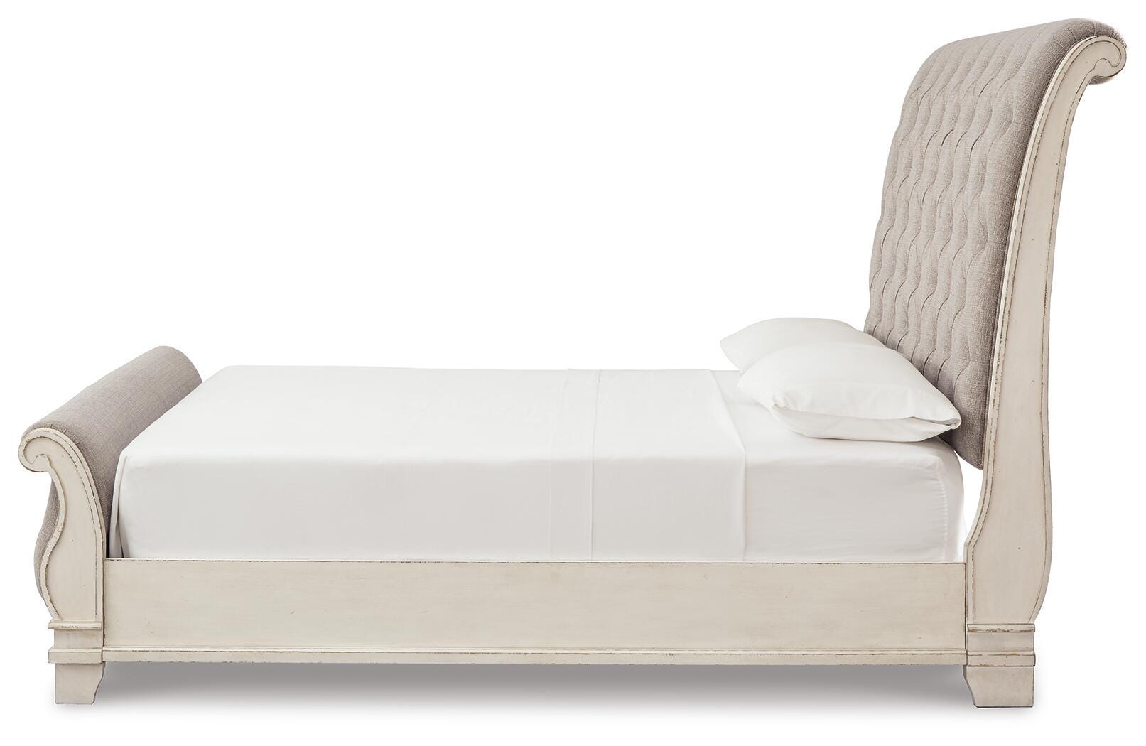 Cama trineo tapizada y cómoda Queen Realyn - image 5