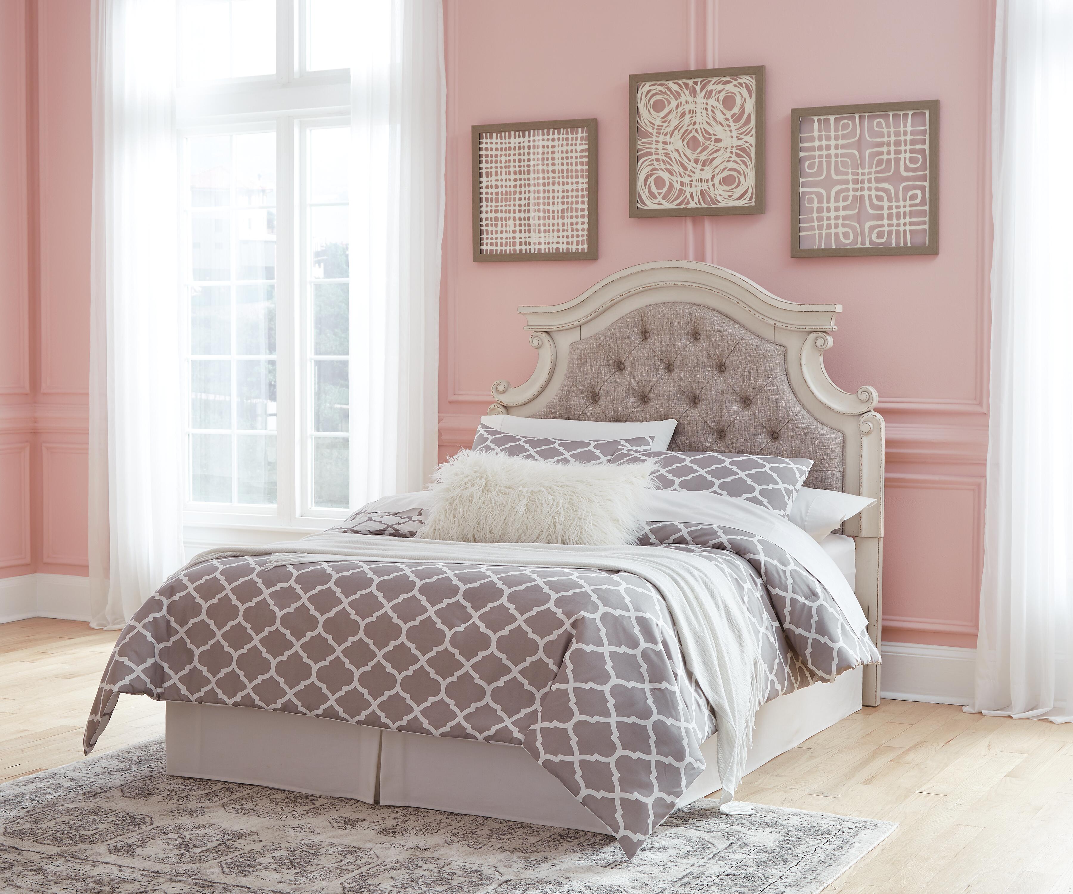 Realyn Full Upholstered Panel Headboard - image 5