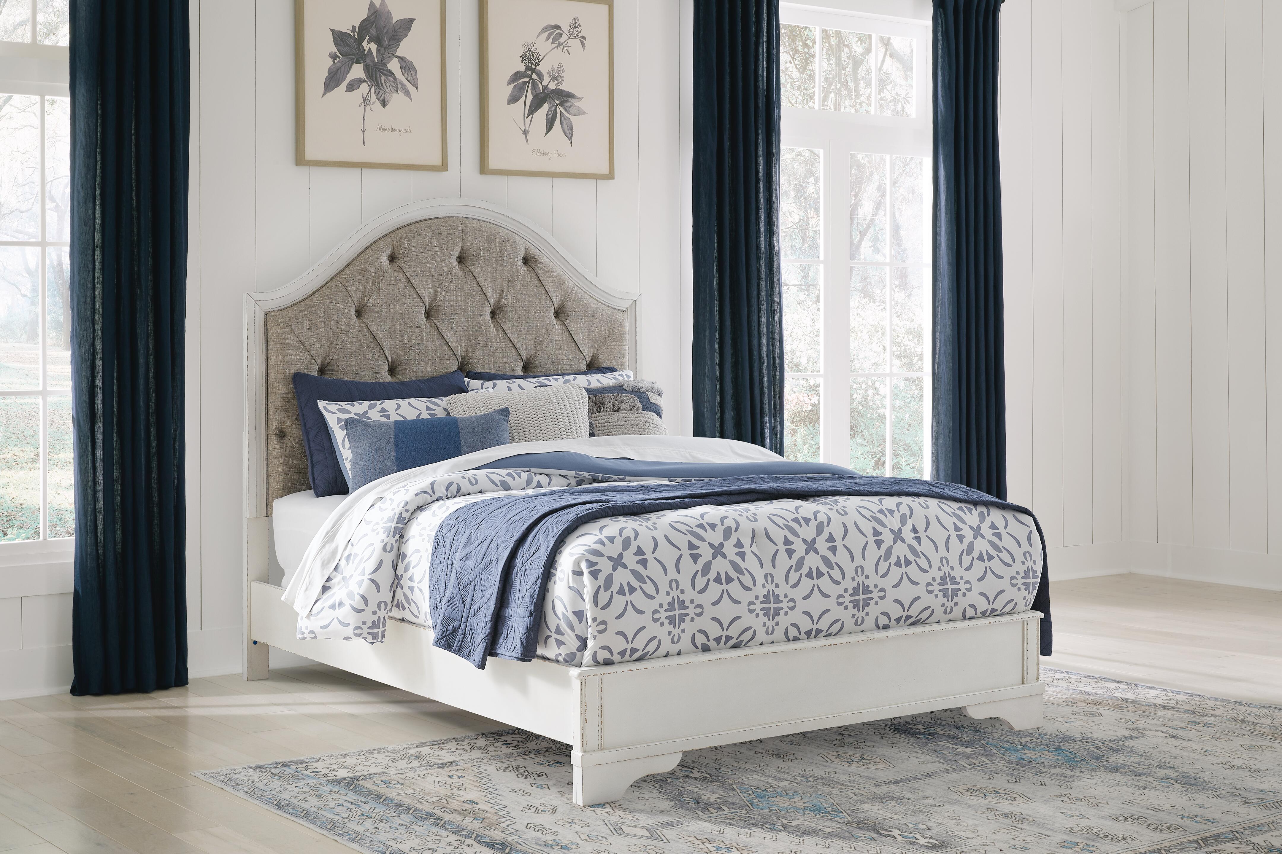 Blendon Queen Upholstered Panel Bed - image 1