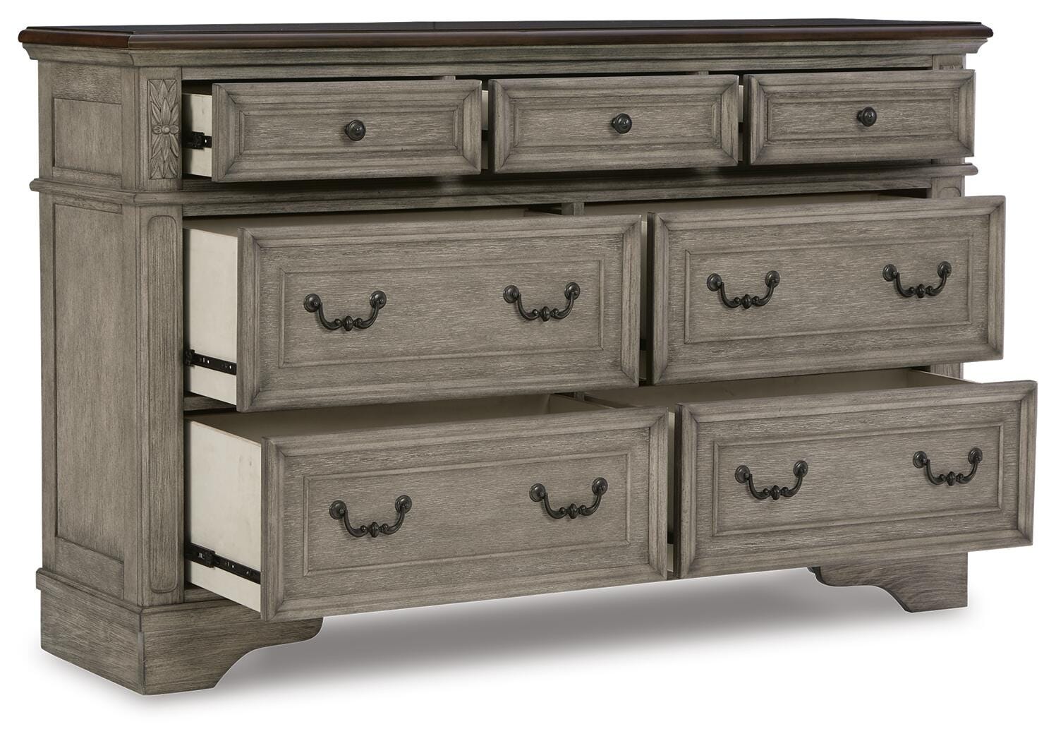 Lodenbay Queen Upholstered Panel Bed, Dresser and Nightstand - image 4