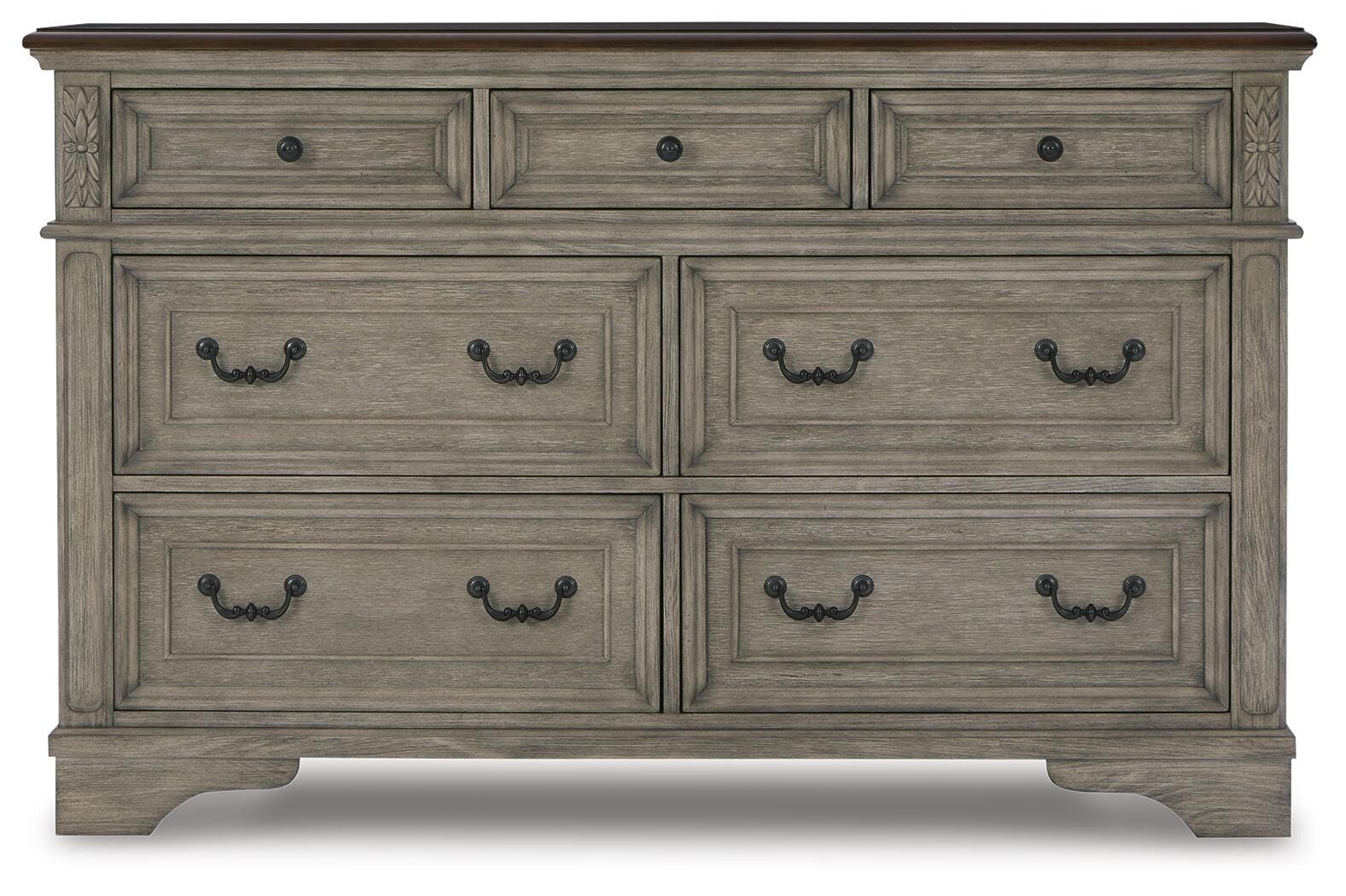 Lodenbay Queen Upholstered Panel Bed, Dresser and Nightstand - image 2