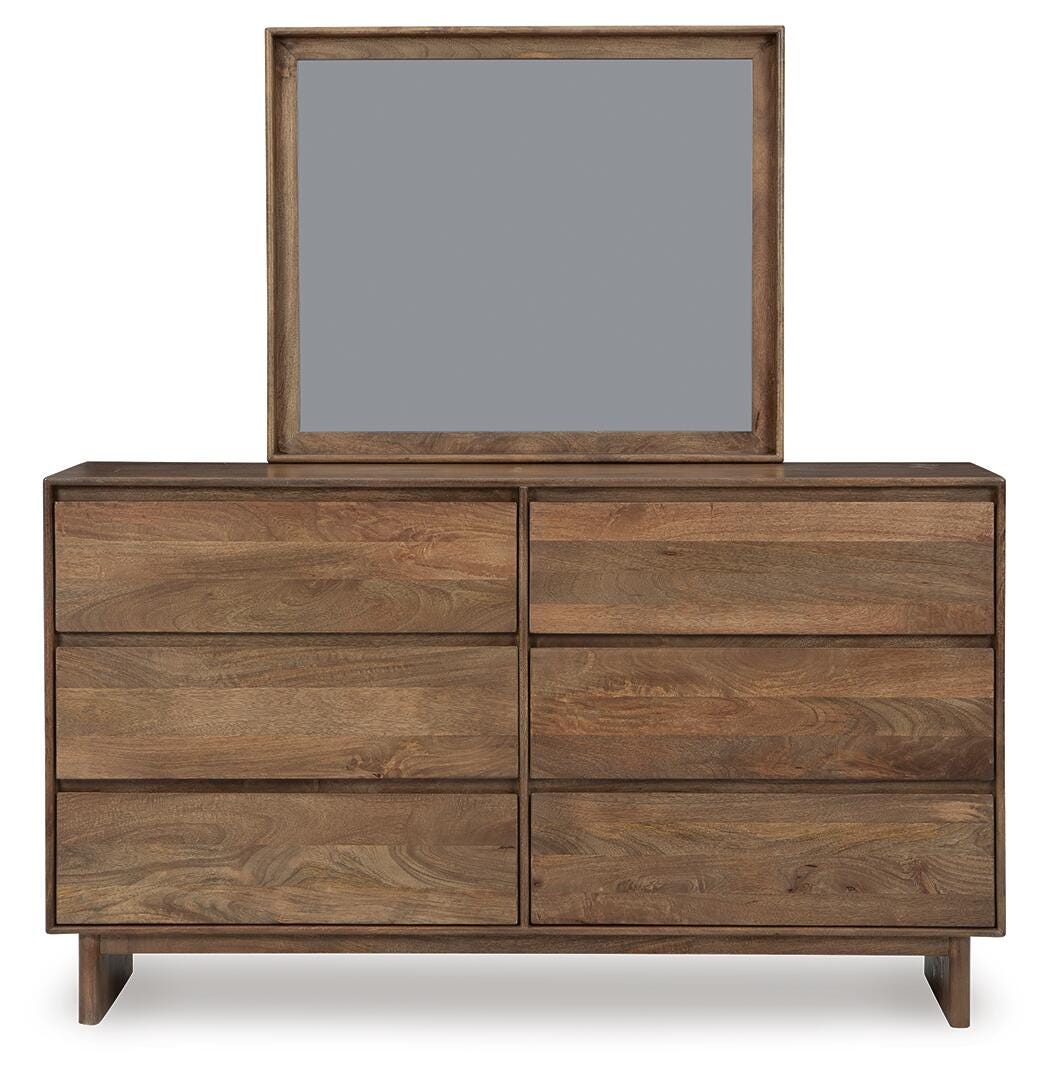 Isanti 6 Drawer Dresser and Mirror