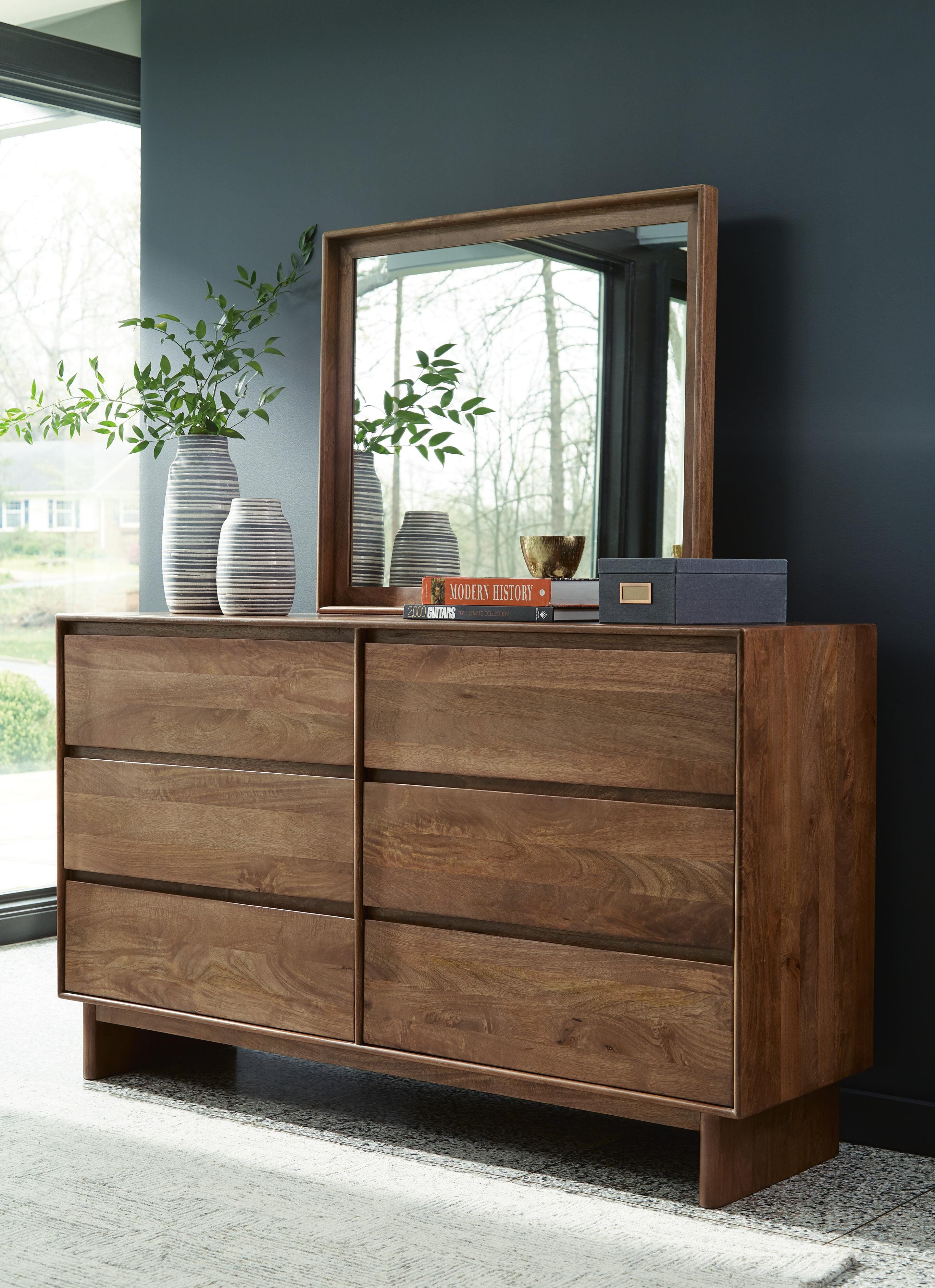 Isanti Queen Panel Bed, Dresser and Mirror - image 4