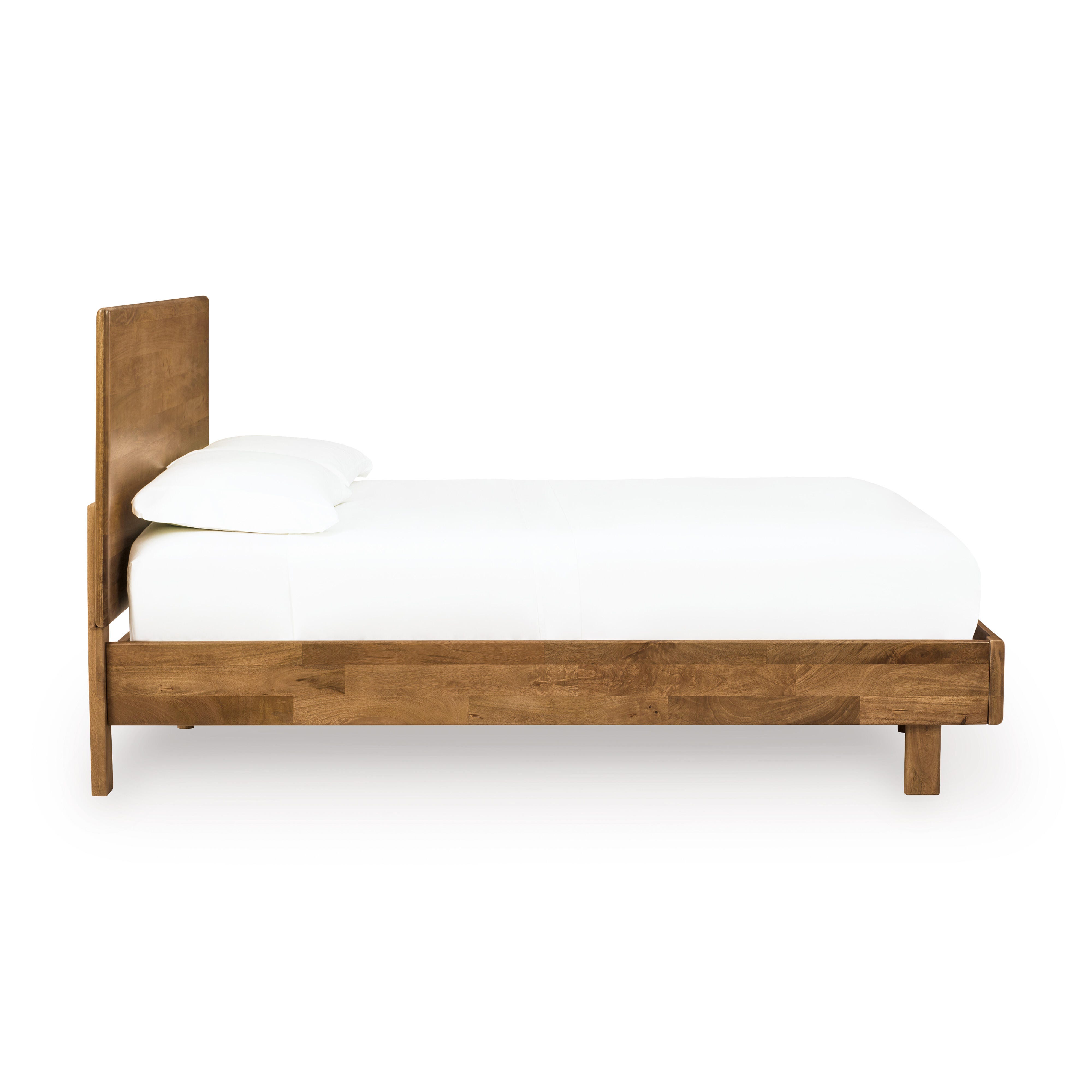Isanti Queen Panel Bed, Light Brown, large