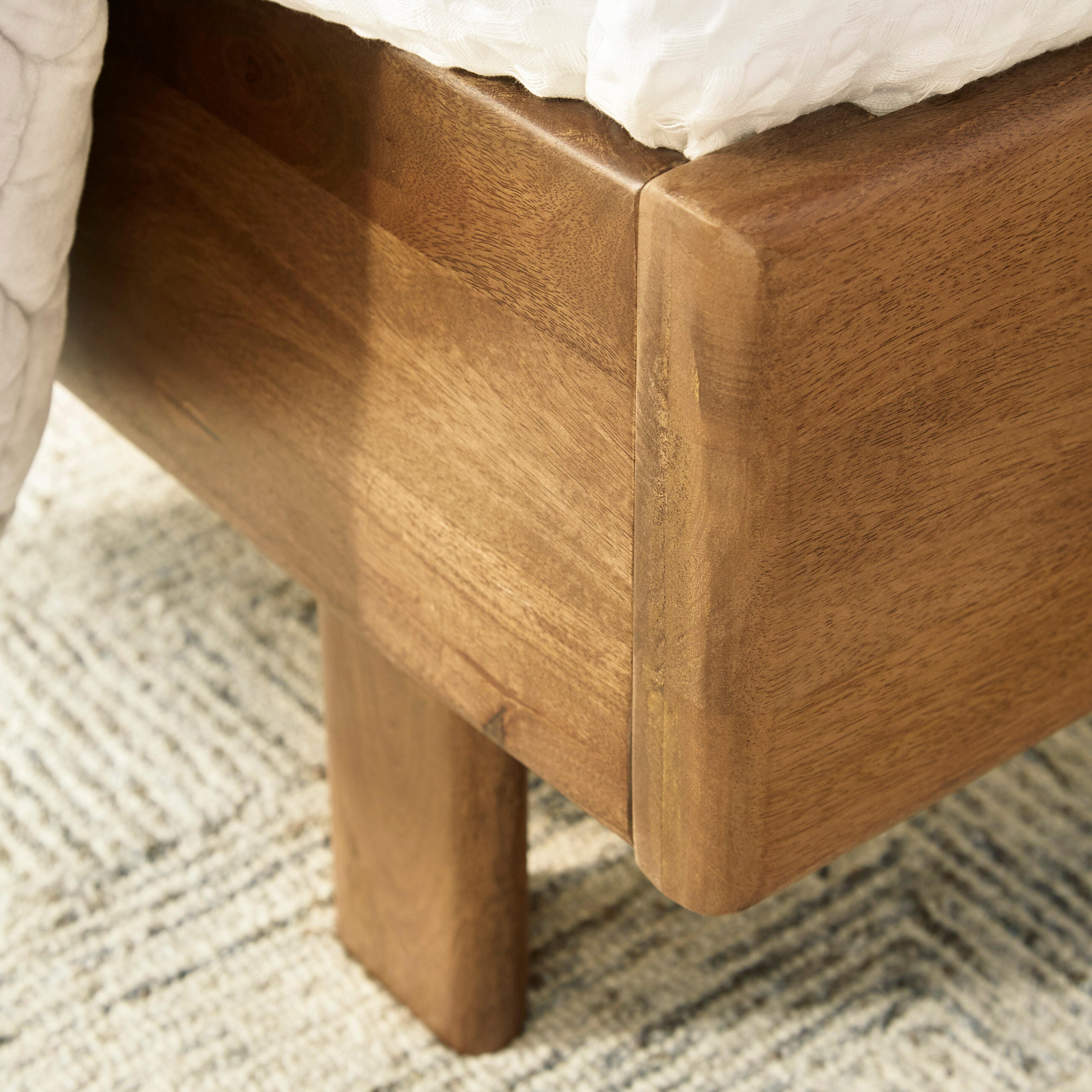 Isanti Queen Panel Bed, Light Brown, large