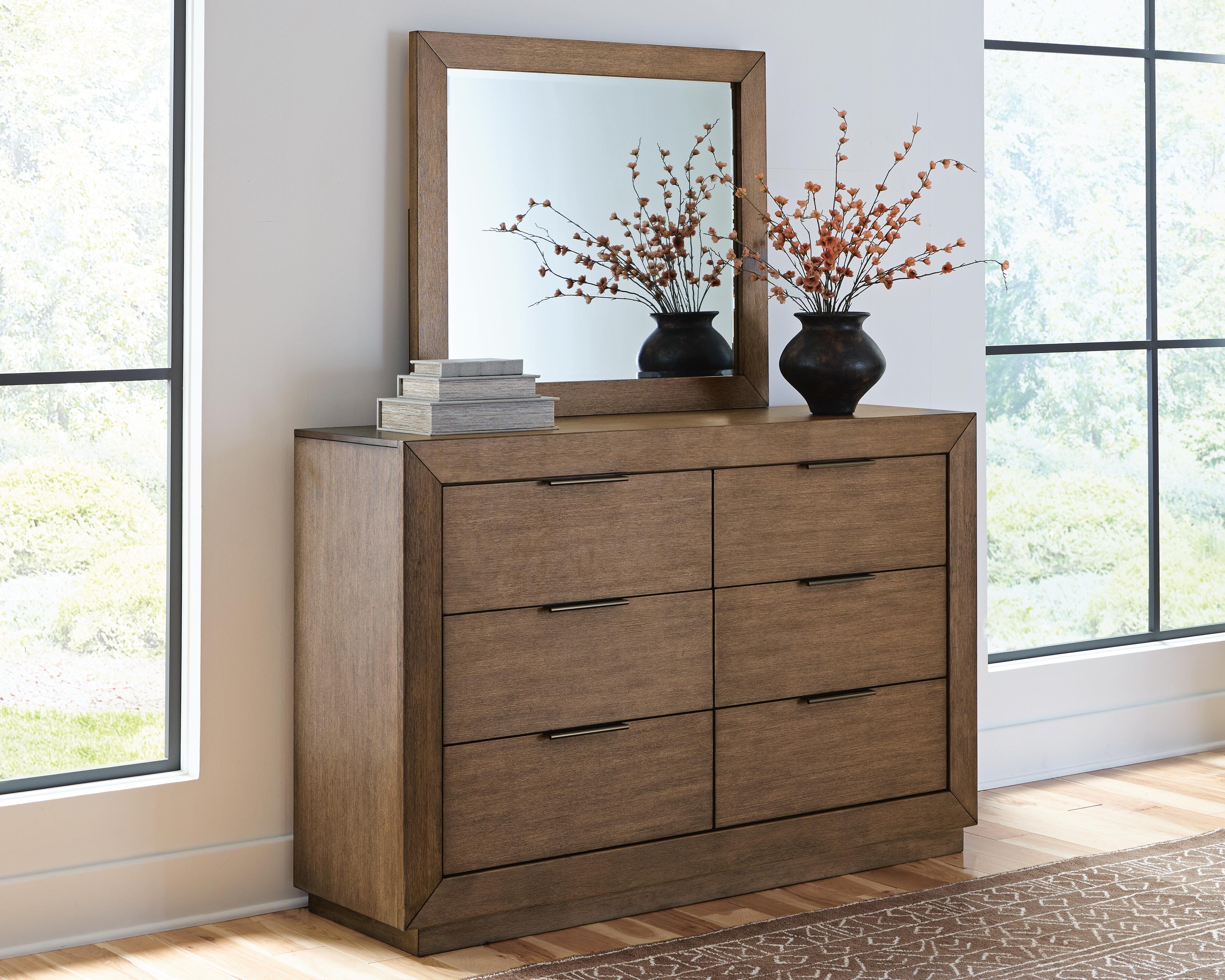 Hennington Dresser and Mirror - image 1