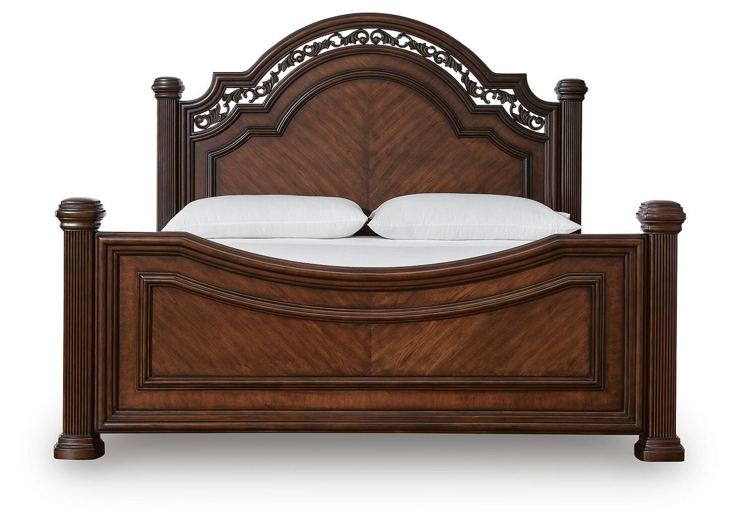 Cama con dosel Queen Lavinton, cómoda, espejo, chiffonier y 2 mesitas de noche - image 10