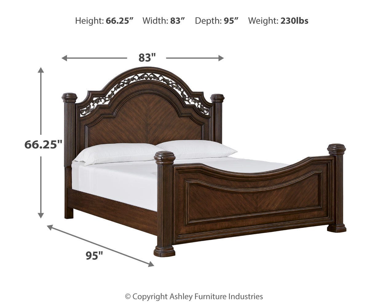 Lavinton King Poster Bed - image 6