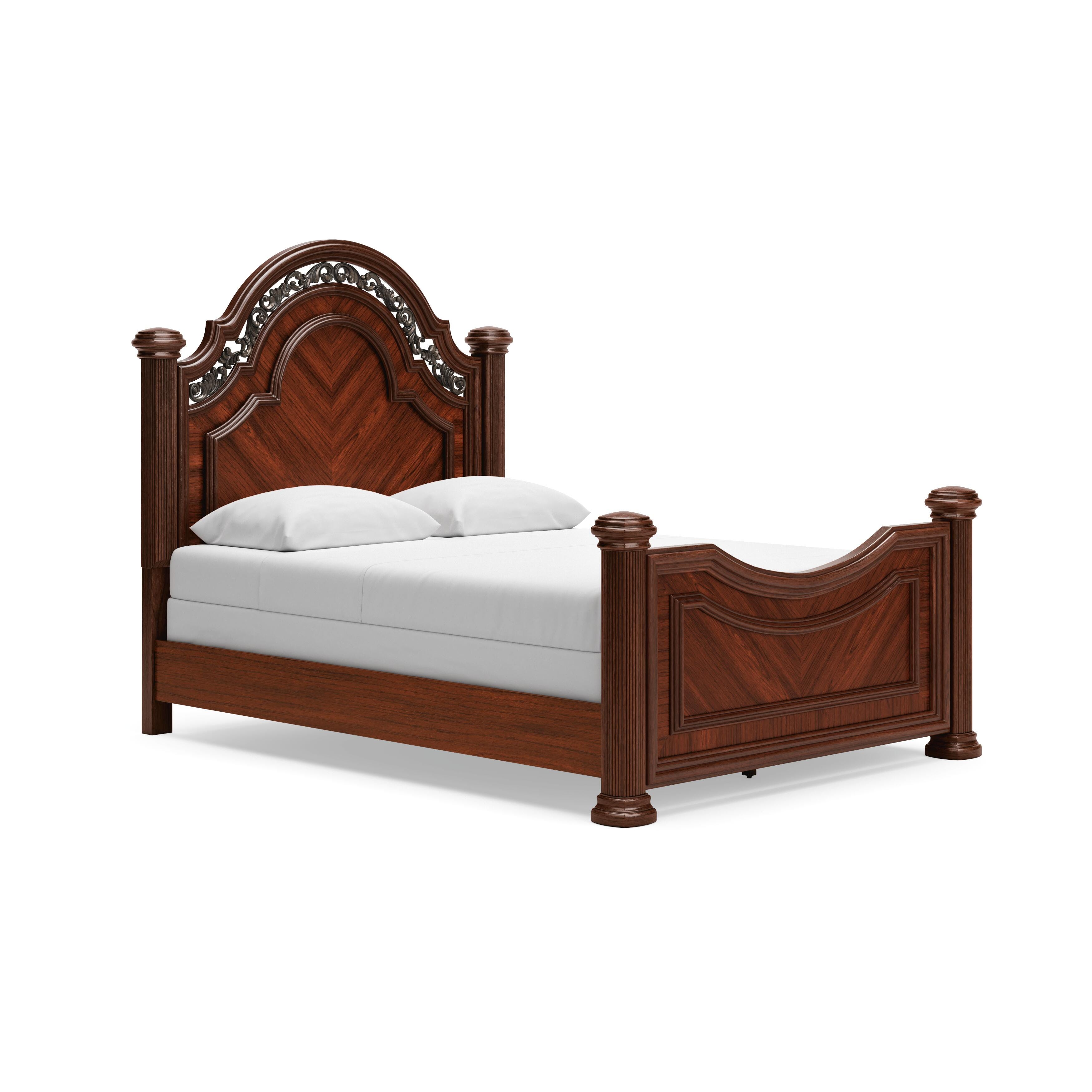 Cama Queen con dosel, cómoda, espejo, chiffonier y mesita de noche Lavinton - image 9