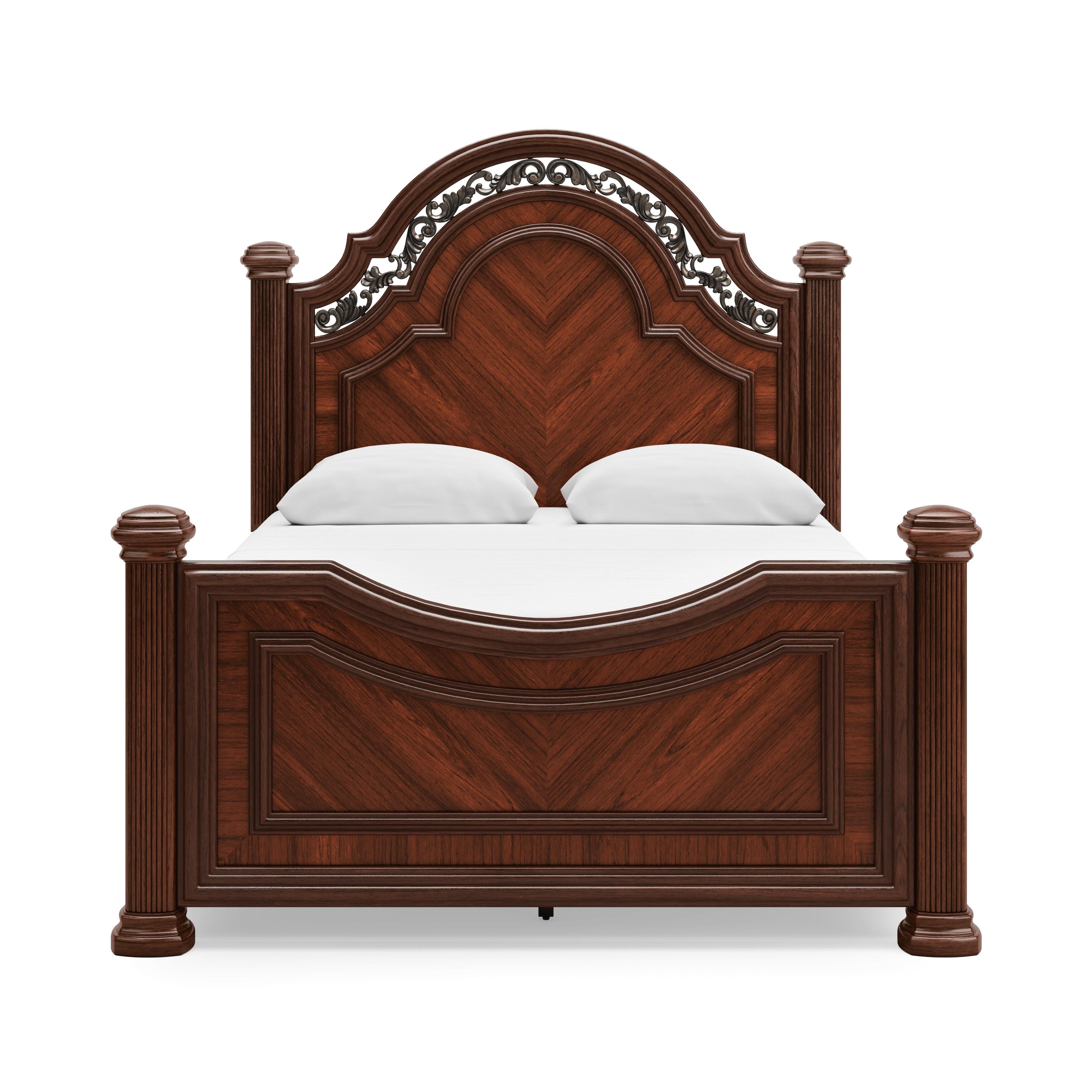 Cama Queen con dosel, cómoda, espejo, chiffonier y mesita de noche Lavinton - image 8