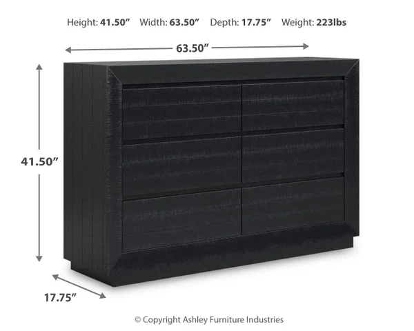 Londer 6 Drawer Dresser | Ashley Londer 6 Drawer Dresser | Ashley