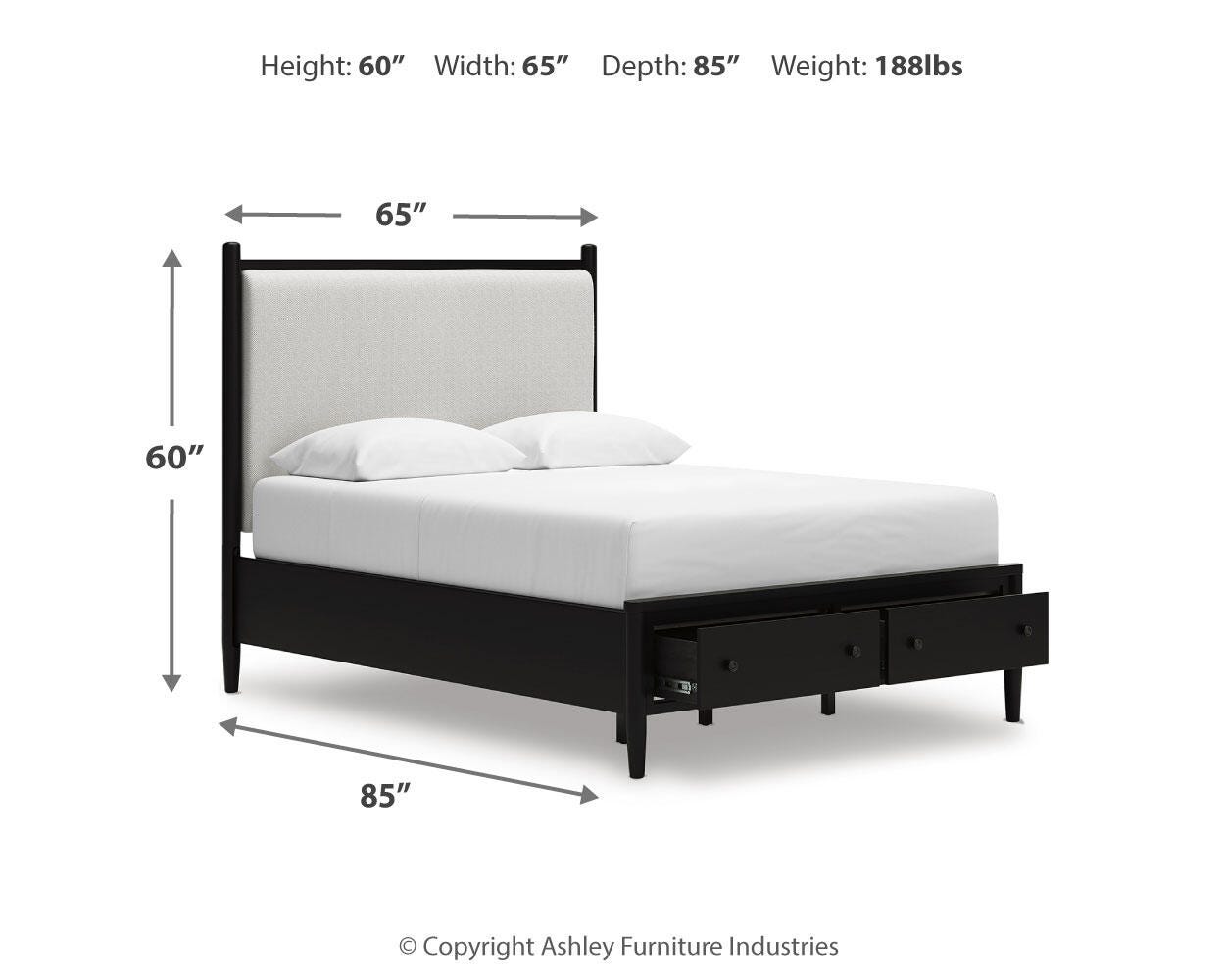 Portdown Queen Upholstered Panel Storage Bed - image 11